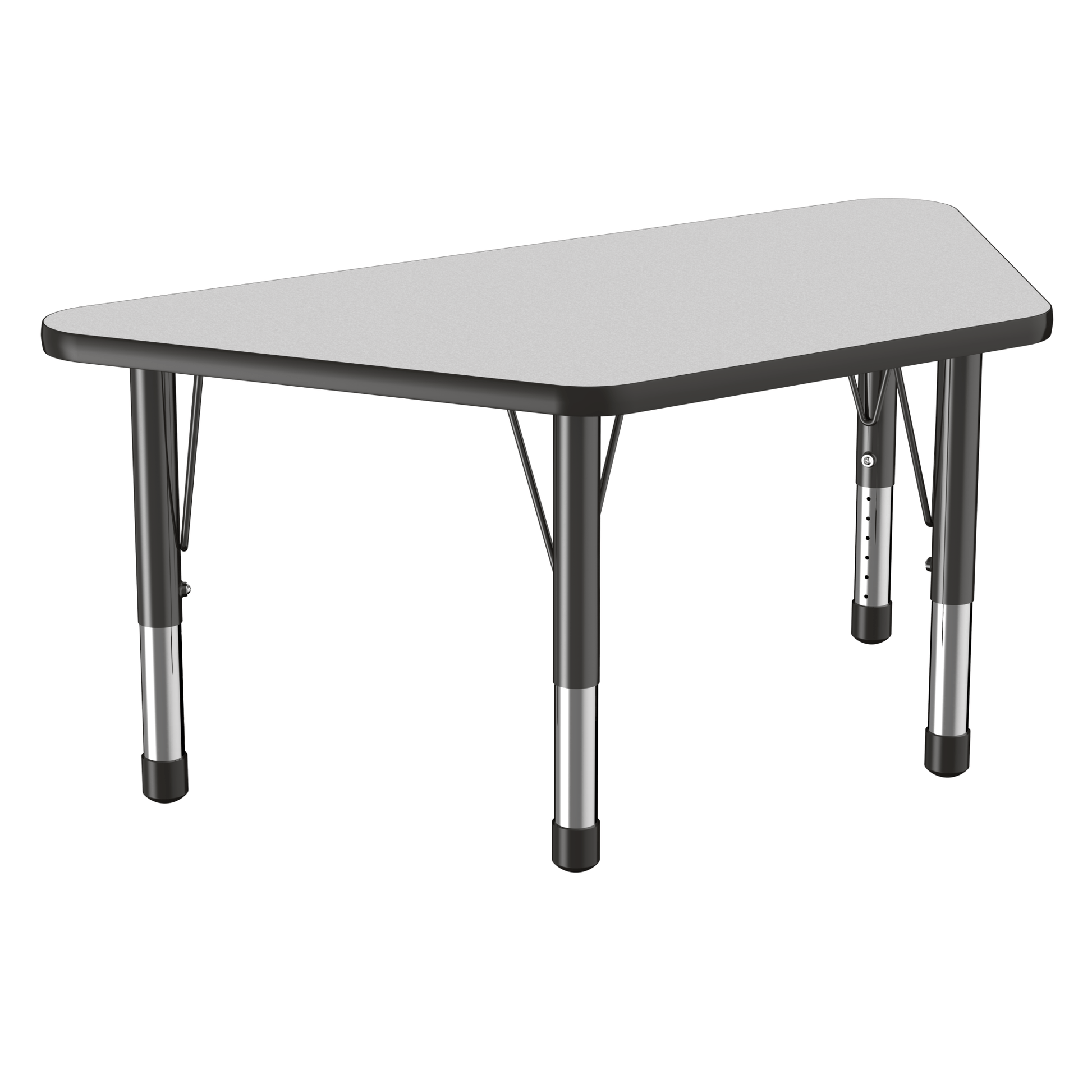 FDP 24" x 48" Trapezoid T - Molding Activity Table with Adjustable Chunky Legs (FDP - 10068 - XX) - SchoolOutlet