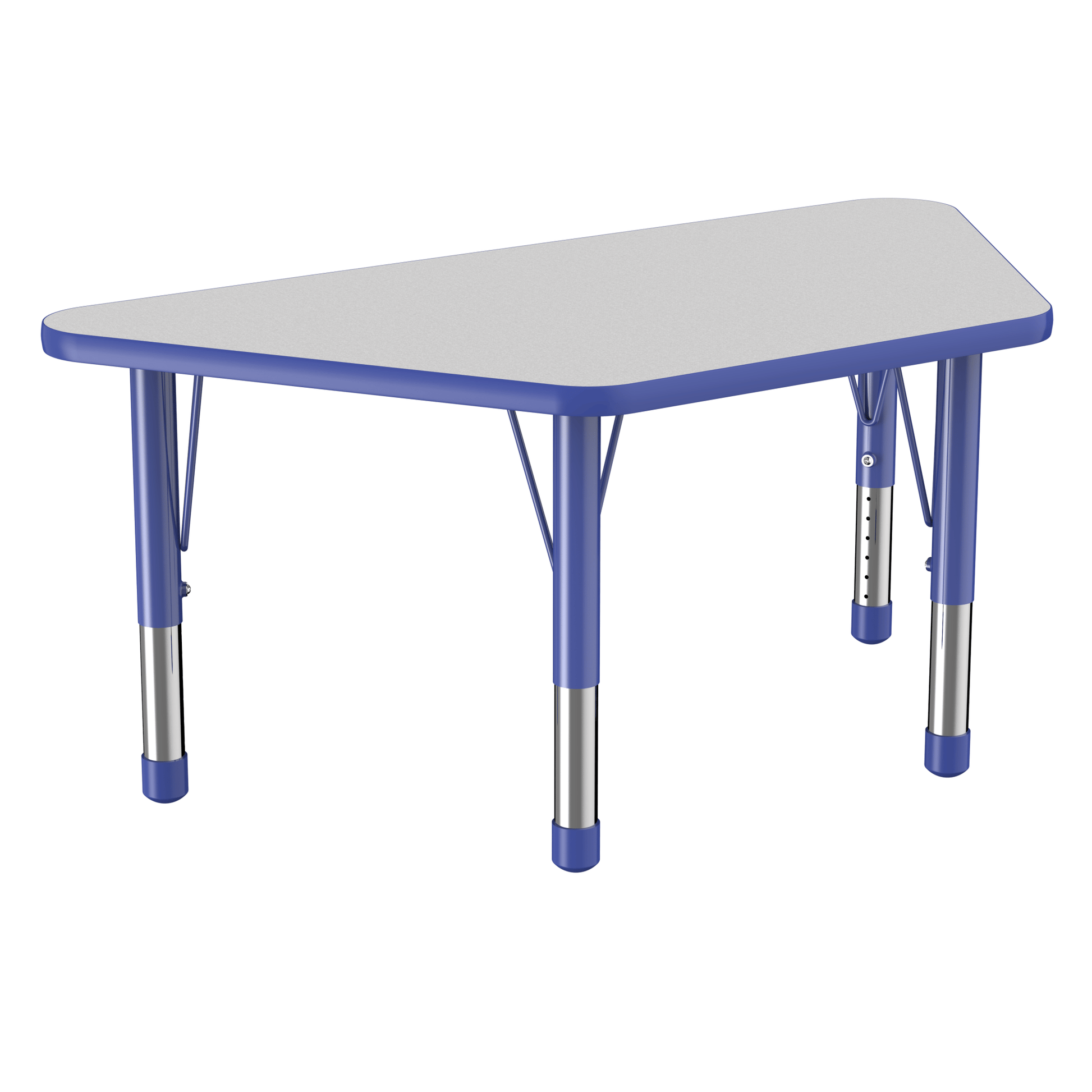 FDP 24" x 48" Trapezoid T - Molding Activity Table with Adjustable Chunky Legs (FDP - 10068 - XX) - SchoolOutlet