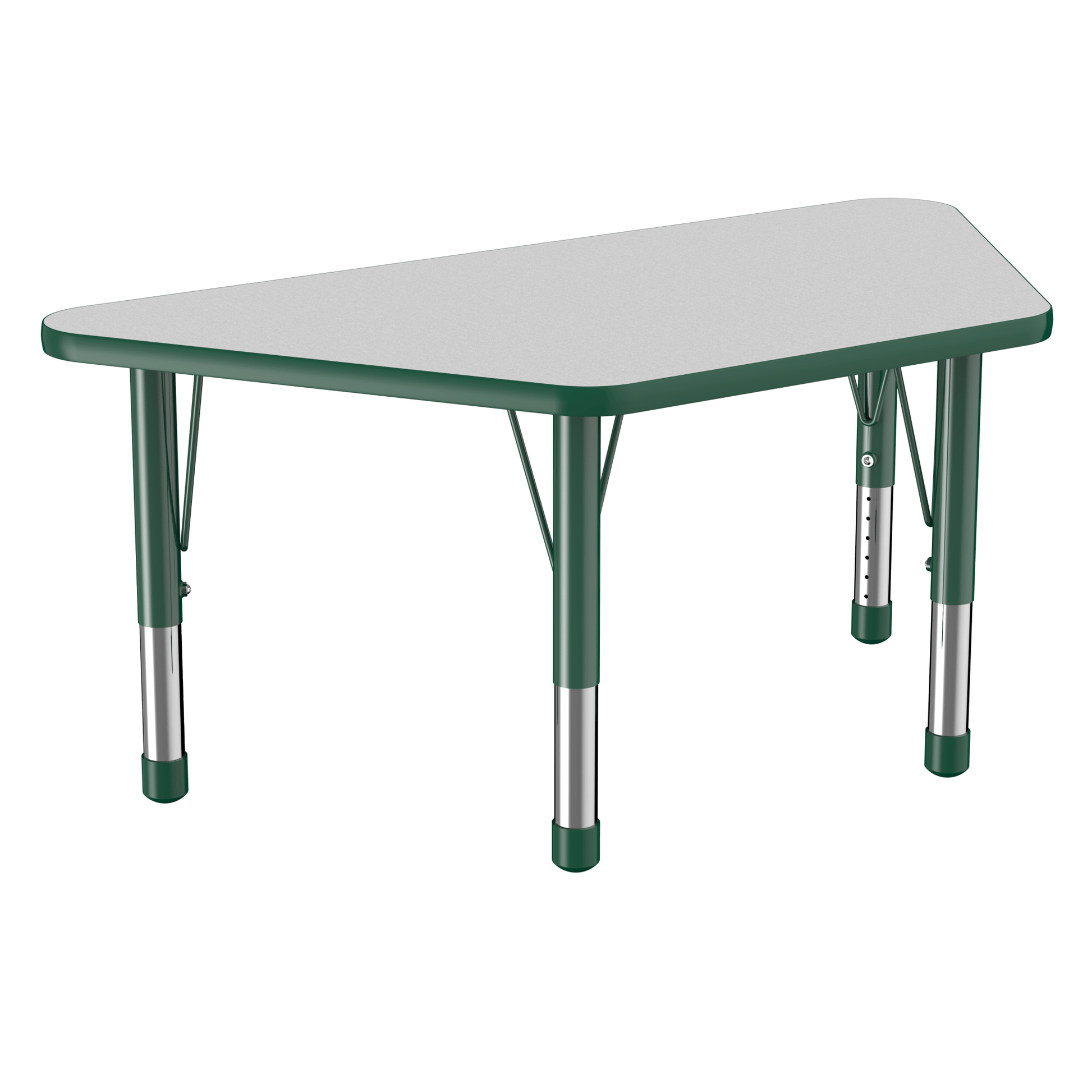 FDP 24" x 48" Trapezoid T - Molding Activity Table with Adjustable Chunky Legs (FDP - 10068 - XX) - SchoolOutlet