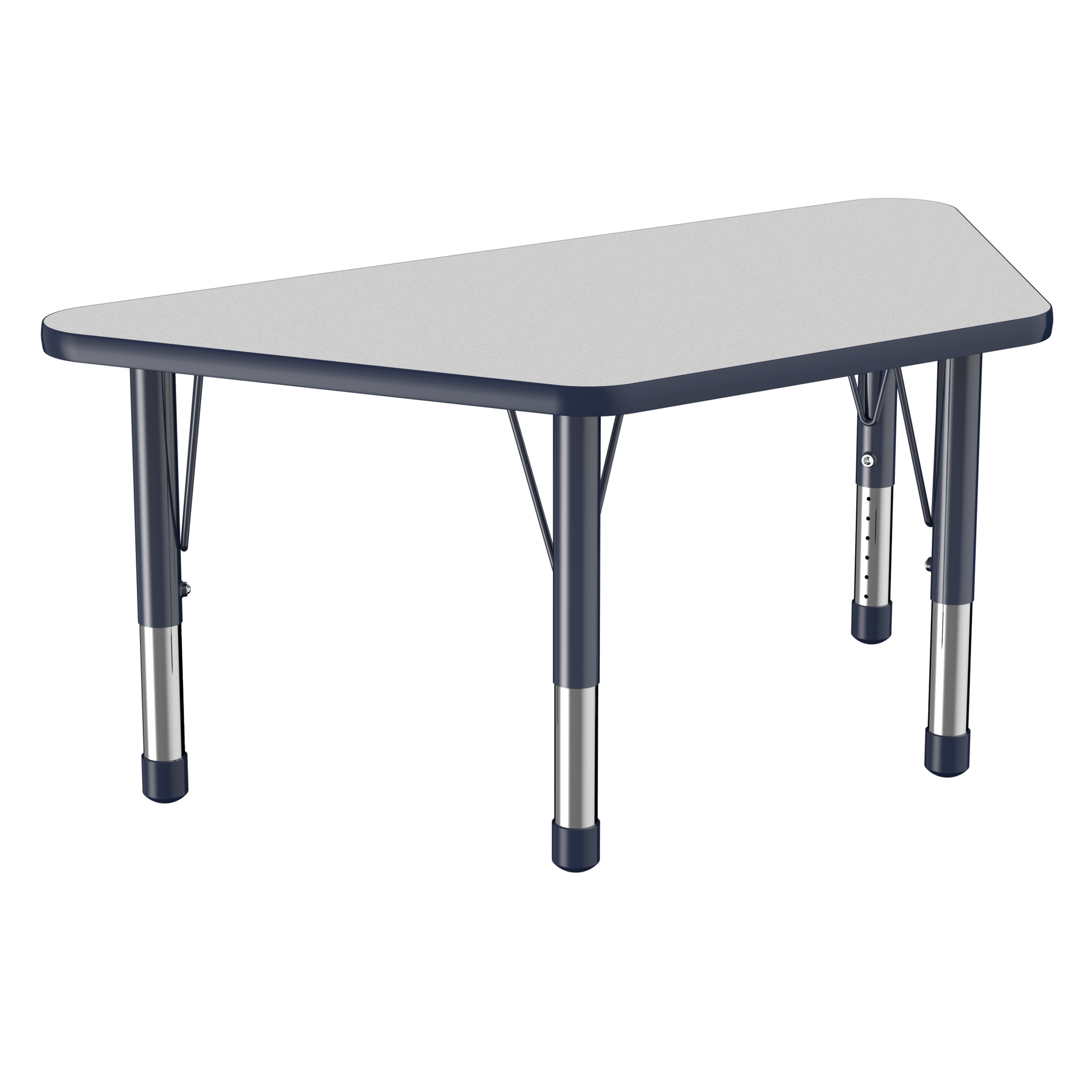 FDP 24" x 48" Trapezoid T - Molding Activity Table with Adjustable Chunky Legs (FDP - 10068 - XX) - SchoolOutlet