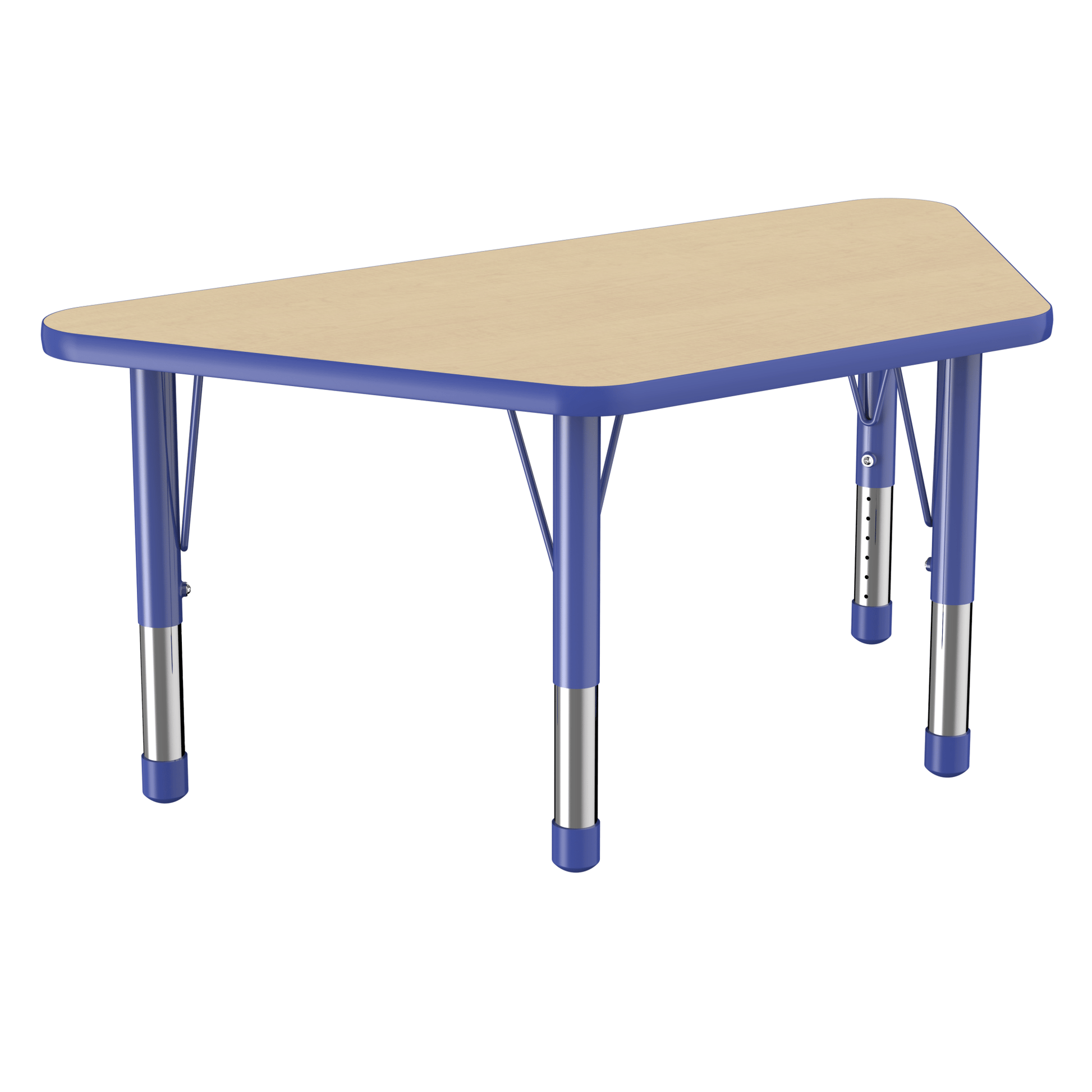 FDP 24" x 48" Trapezoid T - Molding Activity Table with Adjustable Chunky Legs (FDP - 10068 - XX) - SchoolOutlet
