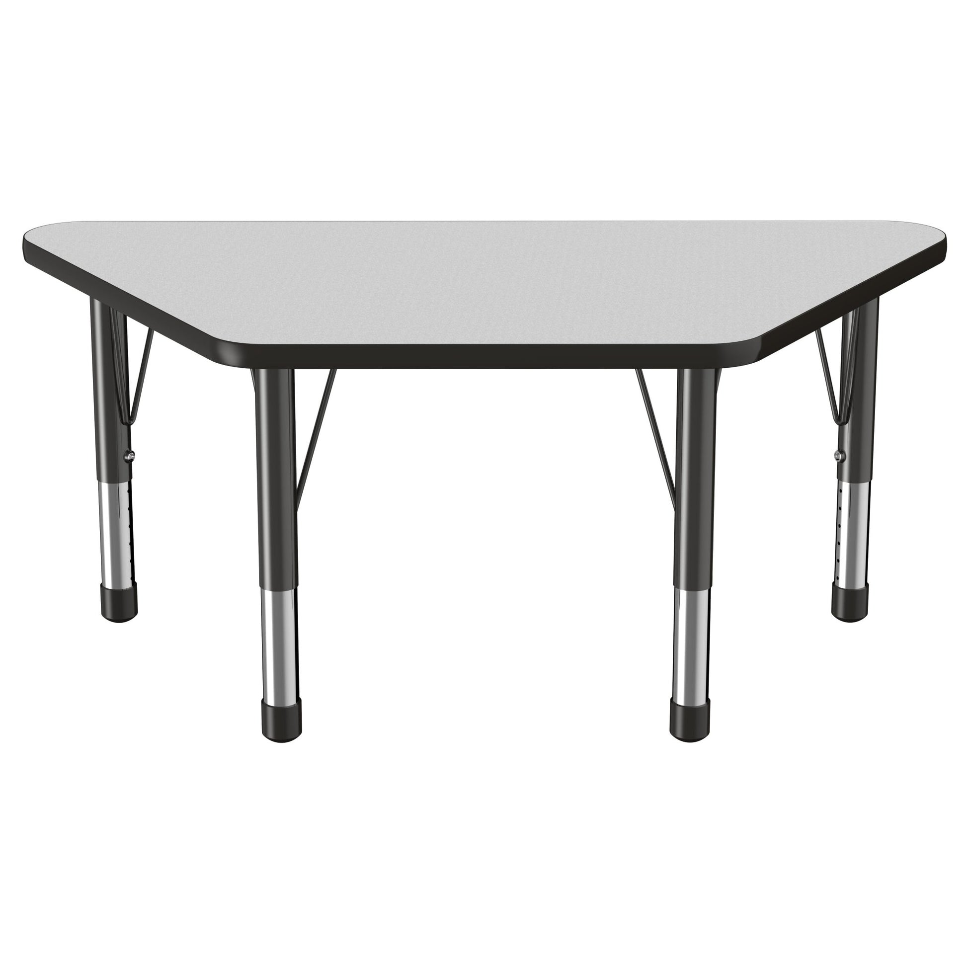 FDP 24" x 48" Trapezoid T - Molding Activity Table with Adjustable Chunky Legs (FDP - 10068 - XX) - SchoolOutlet