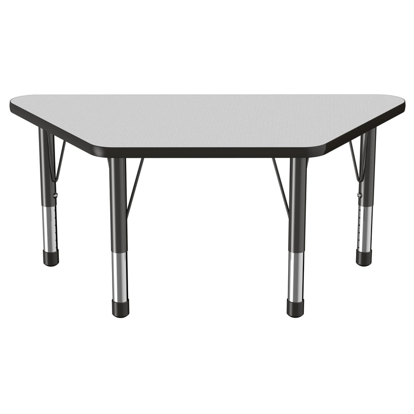 FDP 24" x 48" Trapezoid T - Molding Activity Table with Adjustable Chunky Legs (FDP - 10068 - XX) - SchoolOutlet