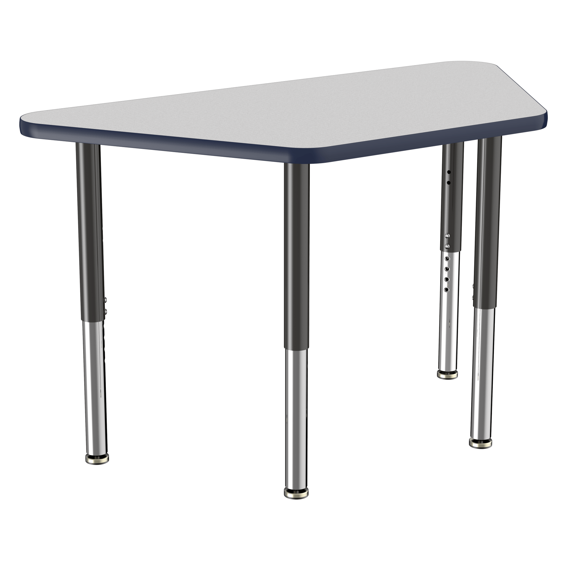 FDP 24" x 48" Trapezoid T - Molding Activity Table with Adjustable Super Legs (FDP - 10069 - XX) - SchoolOutlet