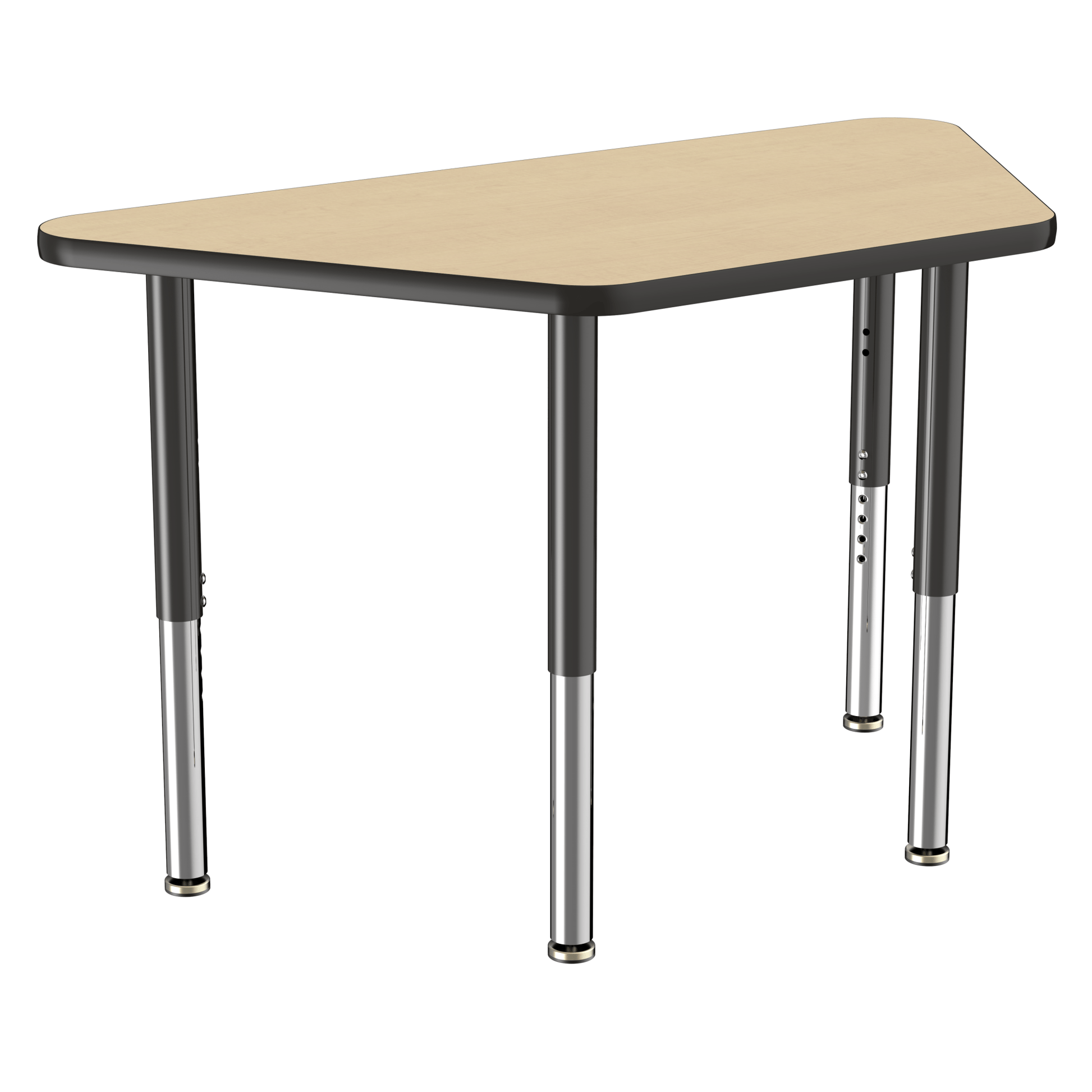FDP 24" x 48" Trapezoid T - Molding Activity Table with Adjustable Super Legs (FDP - 10069 - XX) - SchoolOutlet