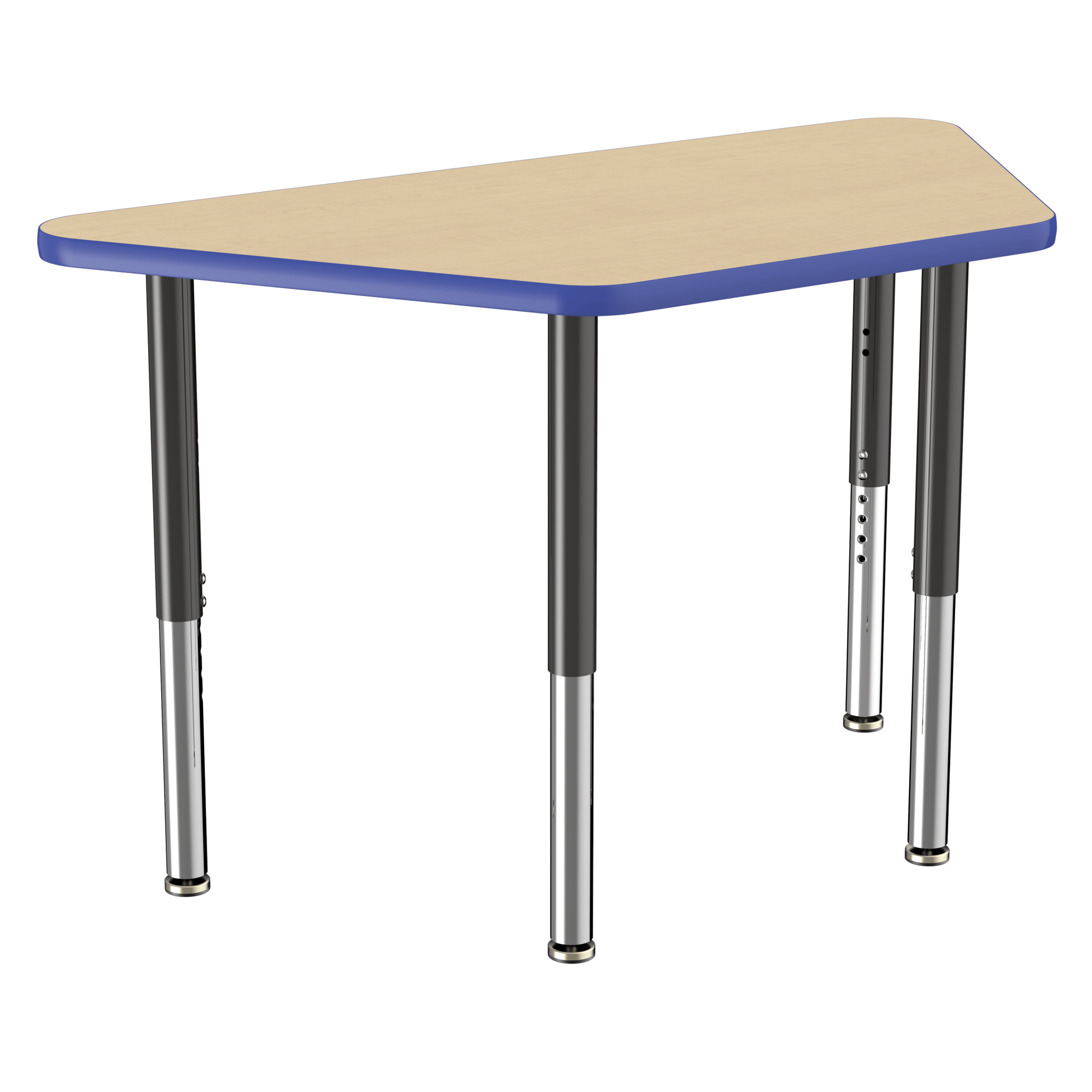 FDP 24" x 48" Trapezoid T - Molding Activity Table with Adjustable Super Legs (FDP - 10069 - XX) - SchoolOutlet