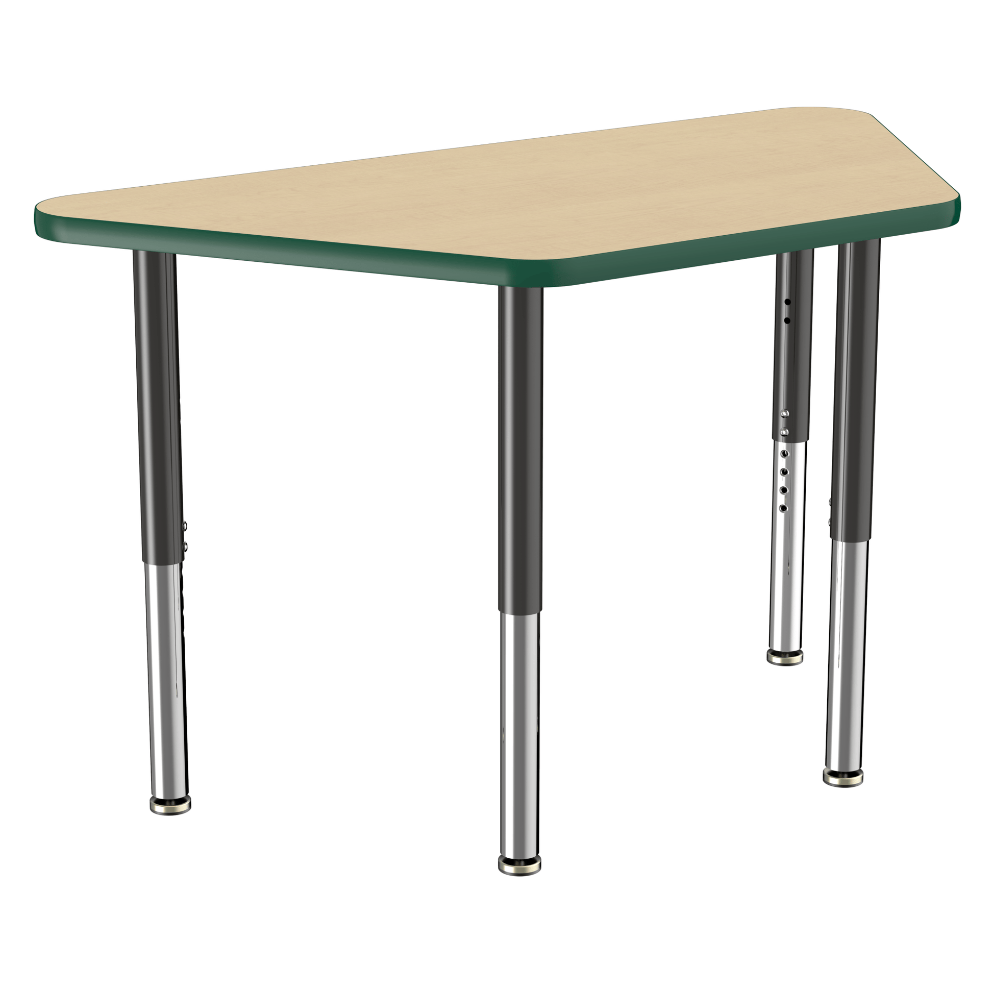 FDP 24" x 48" Trapezoid T - Molding Activity Table with Adjustable Super Legs (FDP - 10069 - XX) - SchoolOutlet