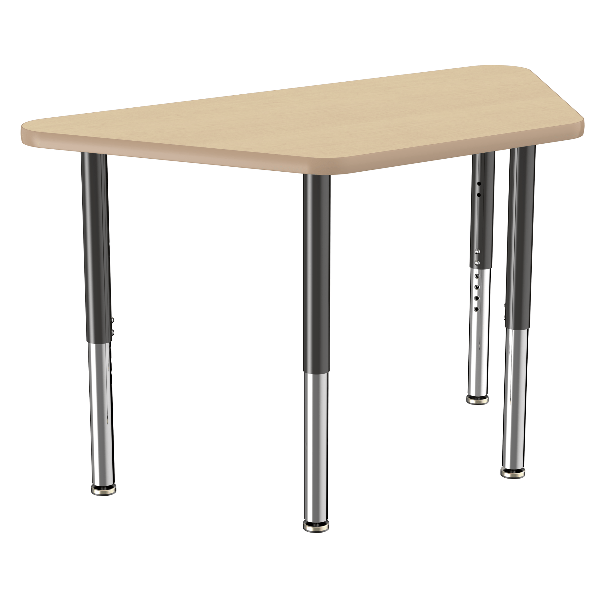 FDP 24" x 48" Trapezoid T - Molding Activity Table with Adjustable Super Legs (FDP - 10069 - XX) - SchoolOutlet