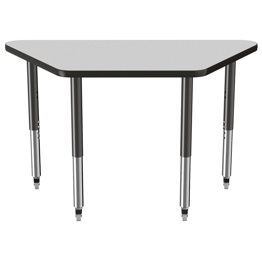 FDP 24" x 48" Trapezoid T - Molding Activity Table with Adjustable Super Legs (FDP - 10069 - XX) - SchoolOutlet