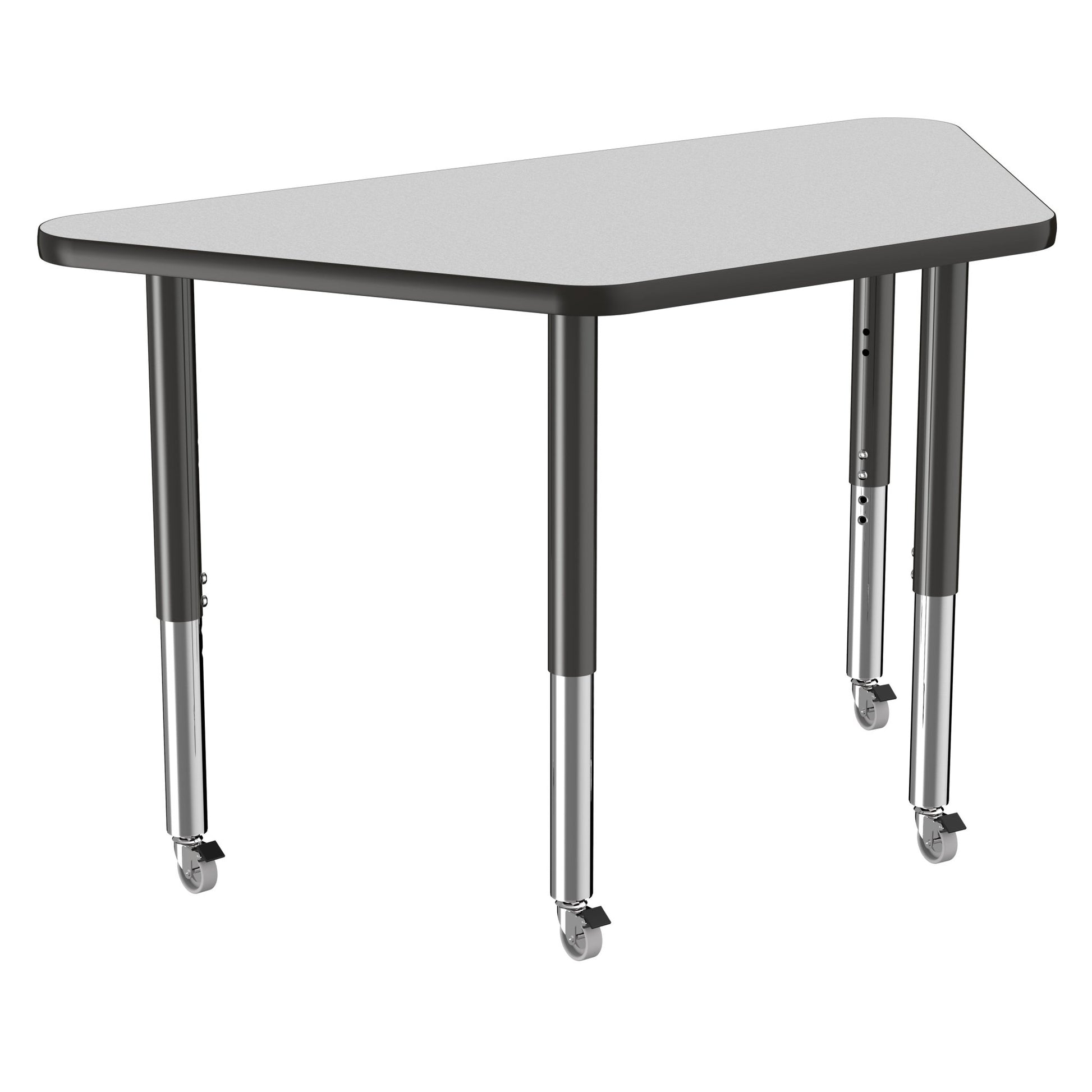FDP 24" x 48" Trapezoid T - Molding Activity Table with Adjustable Super Legs (FDP - 10069 - XX) - SchoolOutlet