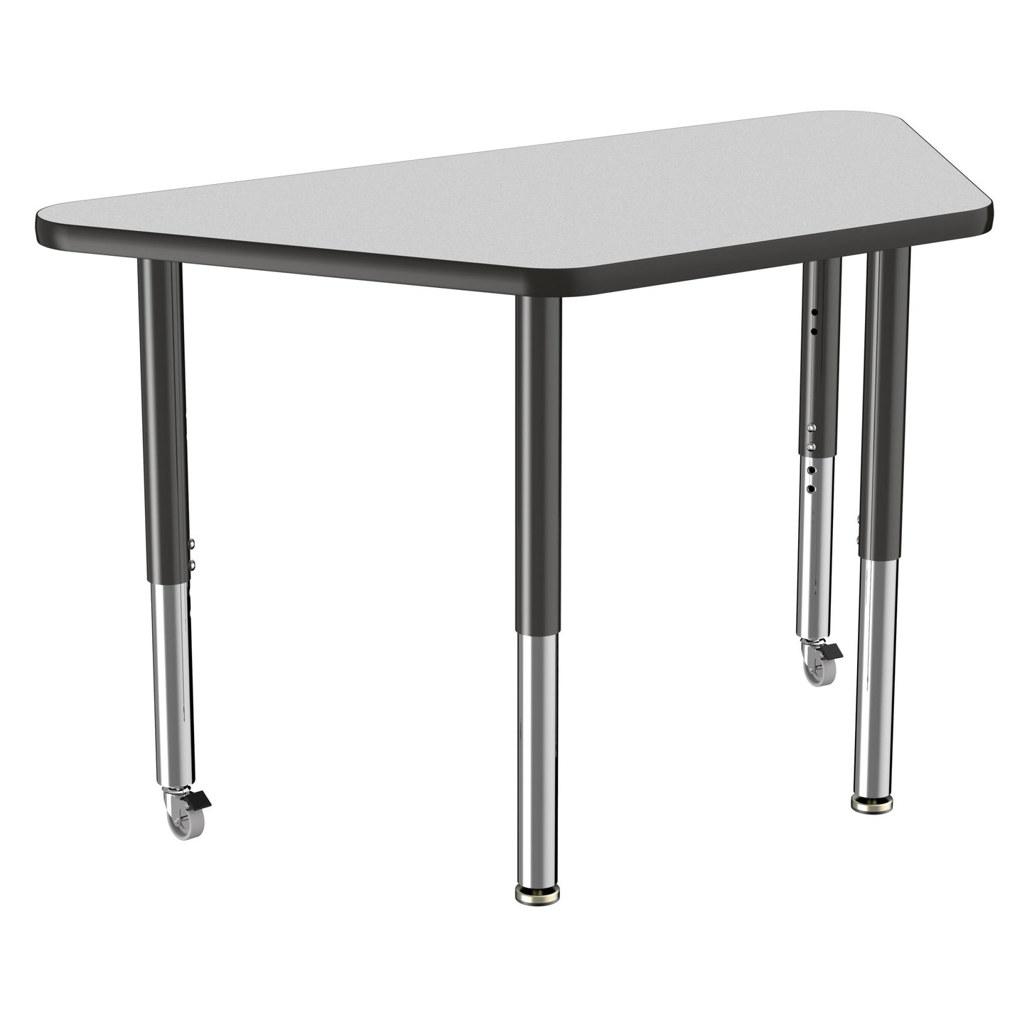 FDP 24" x 48" Trapezoid T - Molding Activity Table with Adjustable Super Legs (FDP - 10069 - XX) - SchoolOutlet
