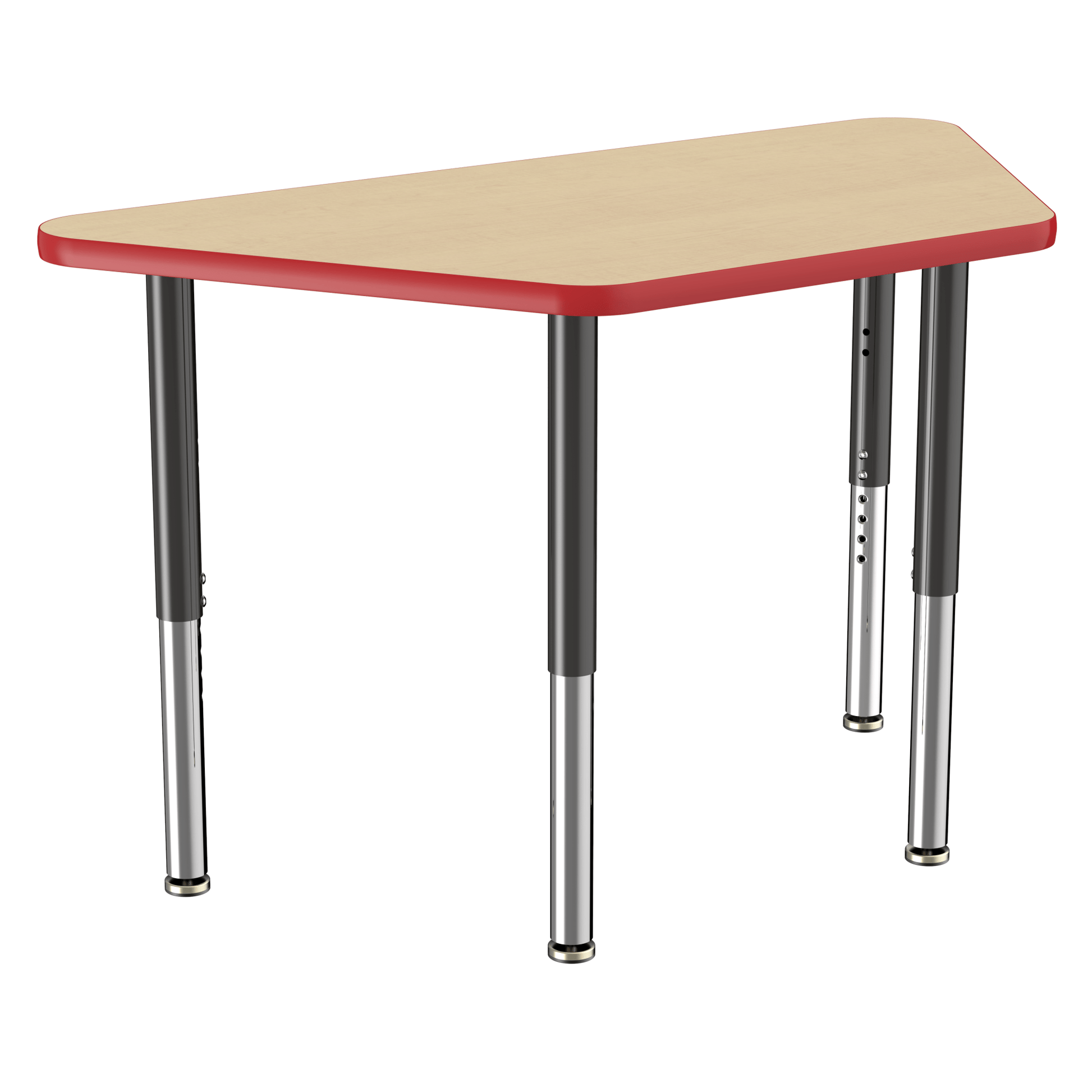 FDP 24" x 48" Trapezoid T - Molding Activity Table with Adjustable Super Legs (FDP - 10069 - XX) - SchoolOutlet
