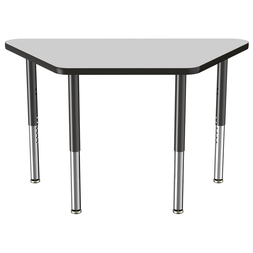 FDP 24" x 48" Trapezoid T - Molding Activity Table with Adjustable Super Legs (FDP - 10069 - XX) - SchoolOutlet