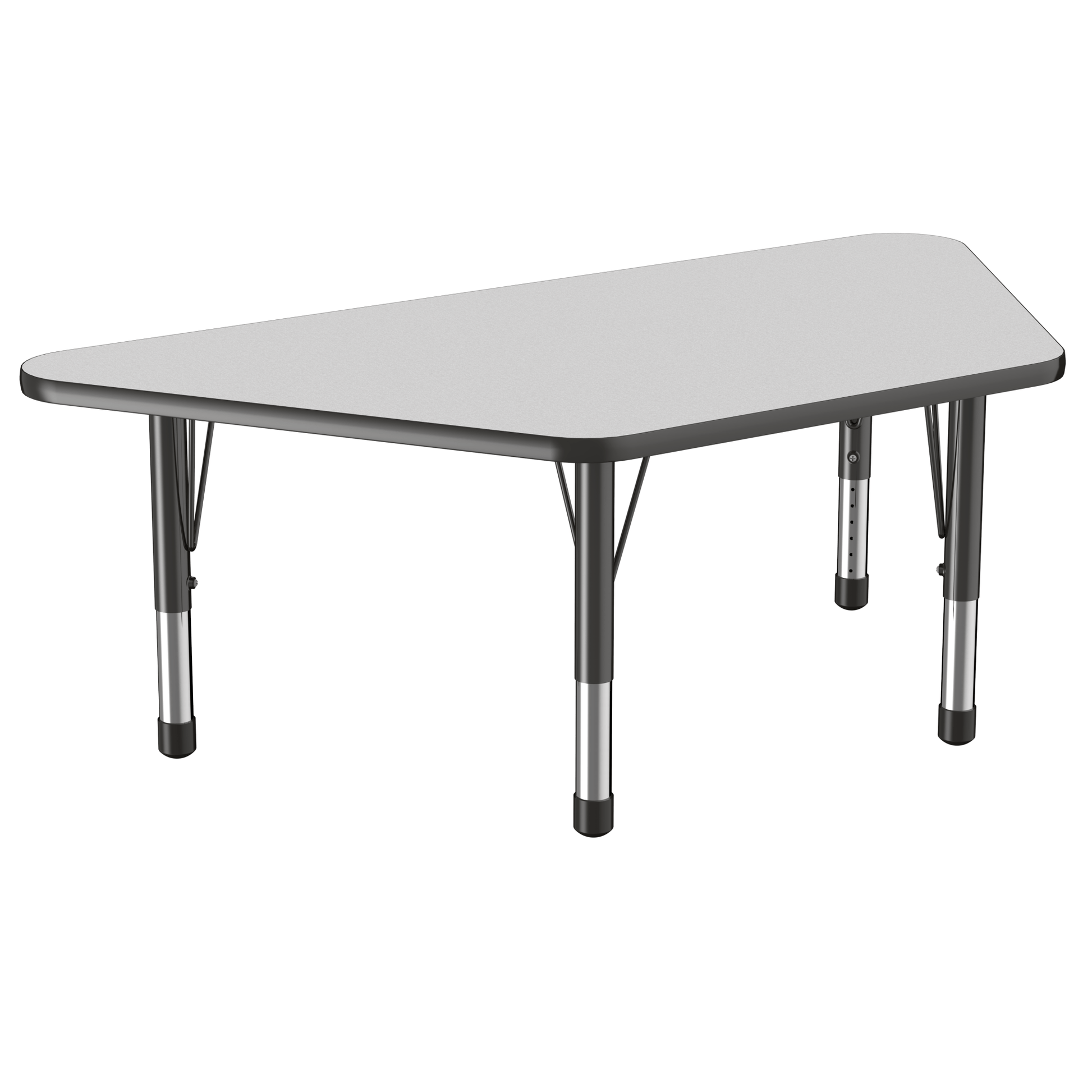 FDP 30" x 60" Trapezoid T - Molding Activity Table with Adjustable Chunky Legs (FDP - 10072 - XX) - SchoolOutlet