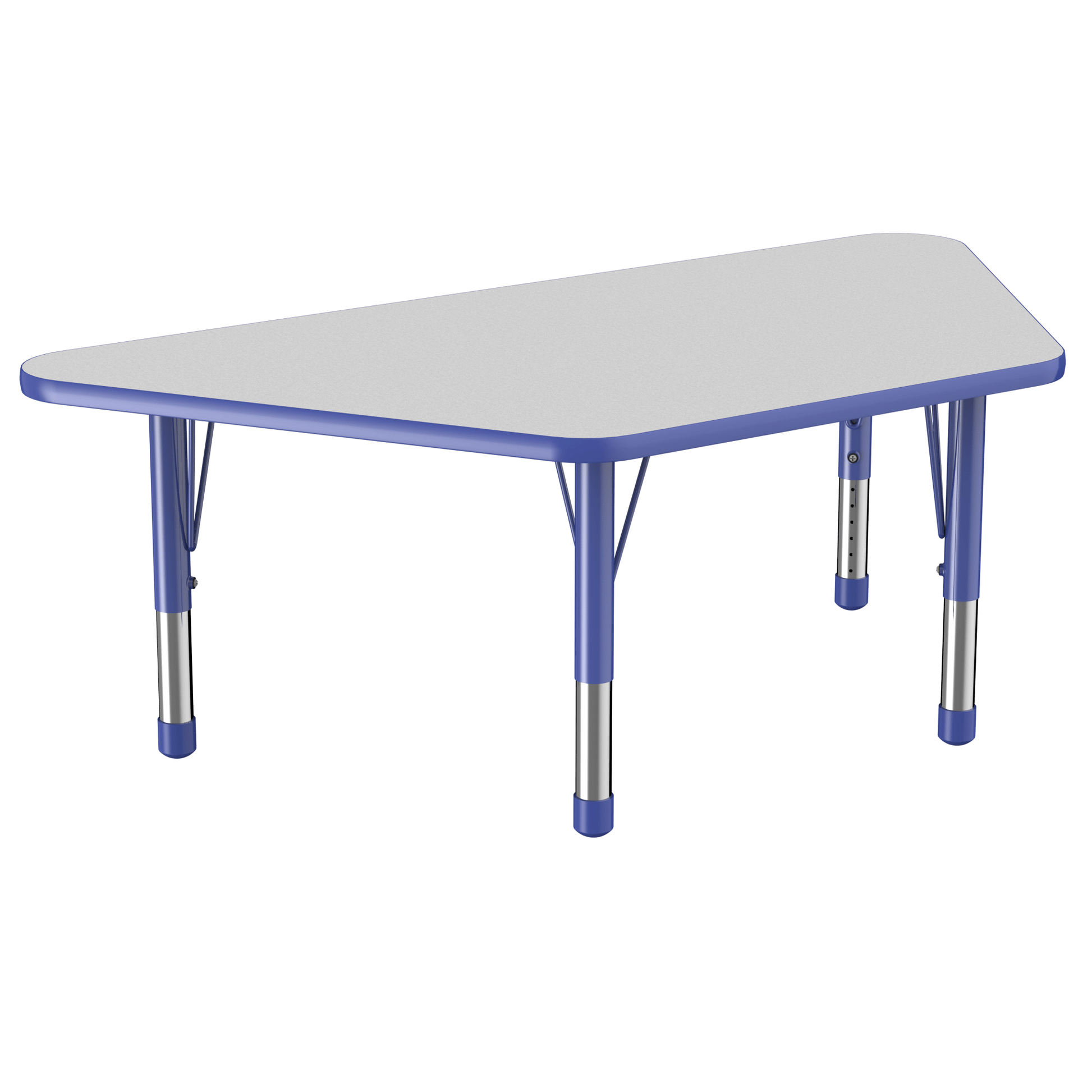 FDP 30" x 60" Trapezoid T - Molding Activity Table with Adjustable Chunky Legs (FDP - 10072 - XX) - SchoolOutlet
