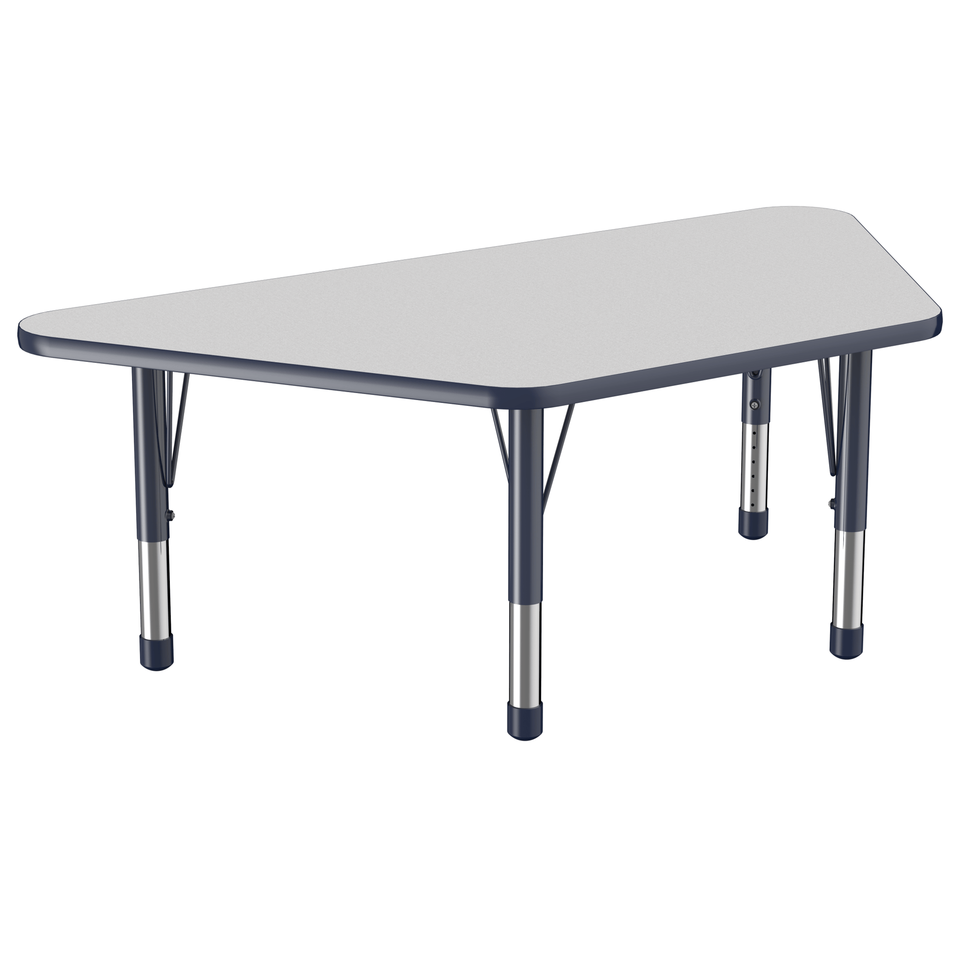FDP 30" x 60" Trapezoid T - Molding Activity Table with Adjustable Chunky Legs (FDP - 10072 - XX) - SchoolOutlet