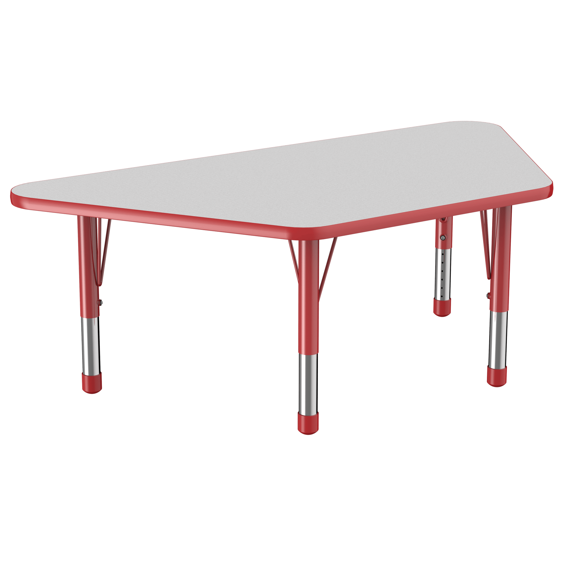 FDP 30" x 60" Trapezoid T - Molding Activity Table with Adjustable Chunky Legs (FDP - 10072 - XX) - SchoolOutlet