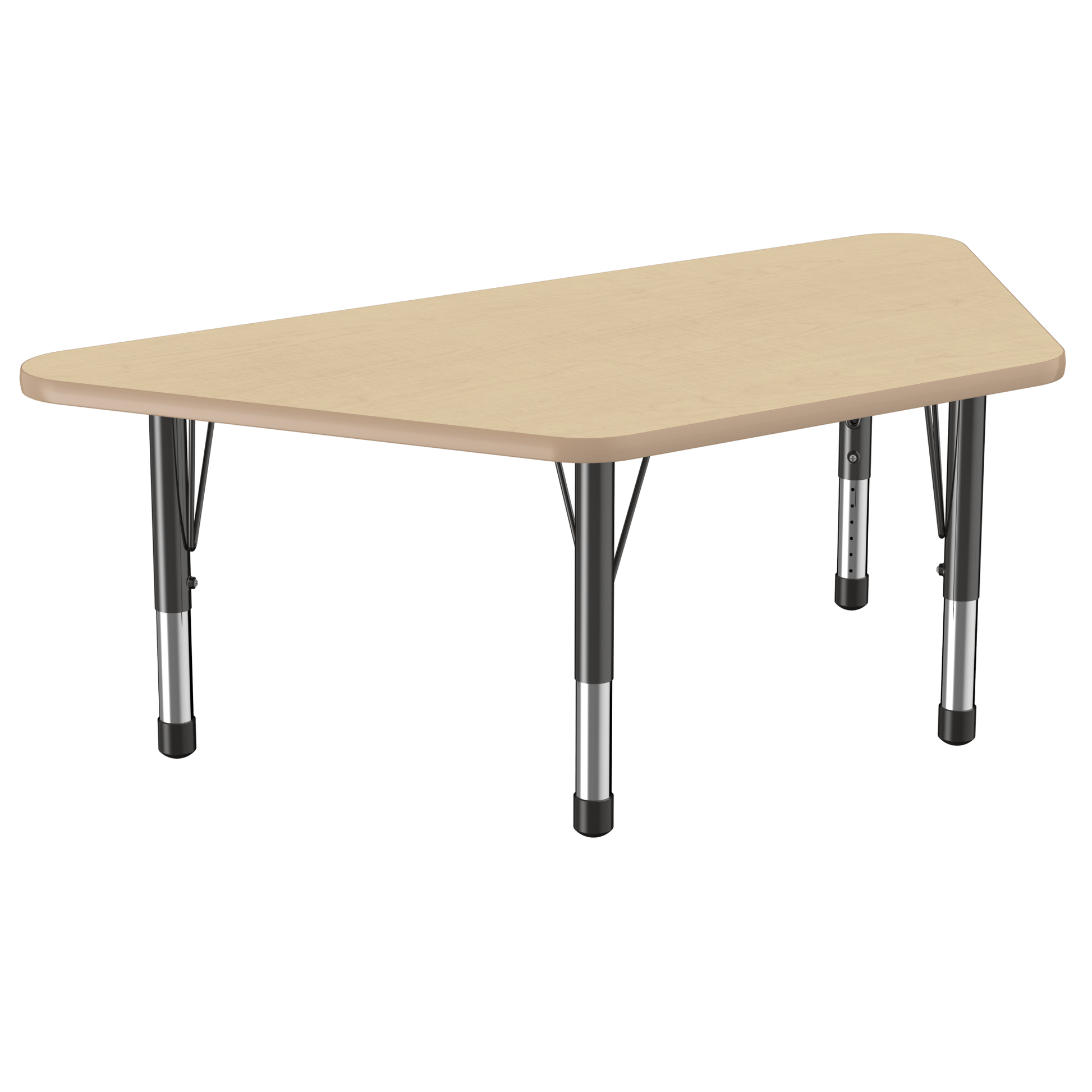 FDP 30" x 60" Trapezoid T - Molding Activity Table with Adjustable Chunky Legs (FDP - 10072 - XX) - SchoolOutlet