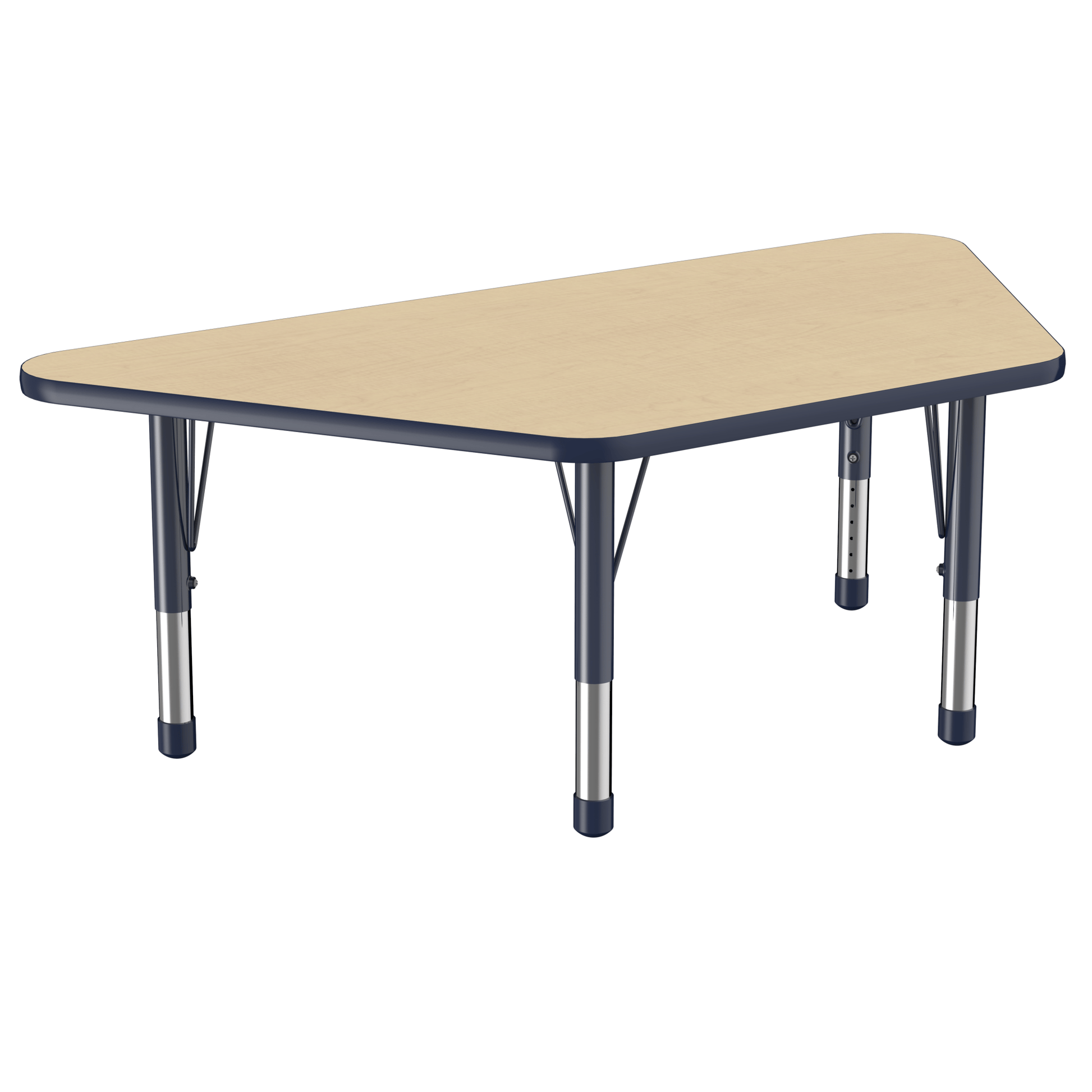 FDP 30" x 60" Trapezoid T - Molding Activity Table with Adjustable Chunky Legs (FDP - 10072 - XX) - SchoolOutlet