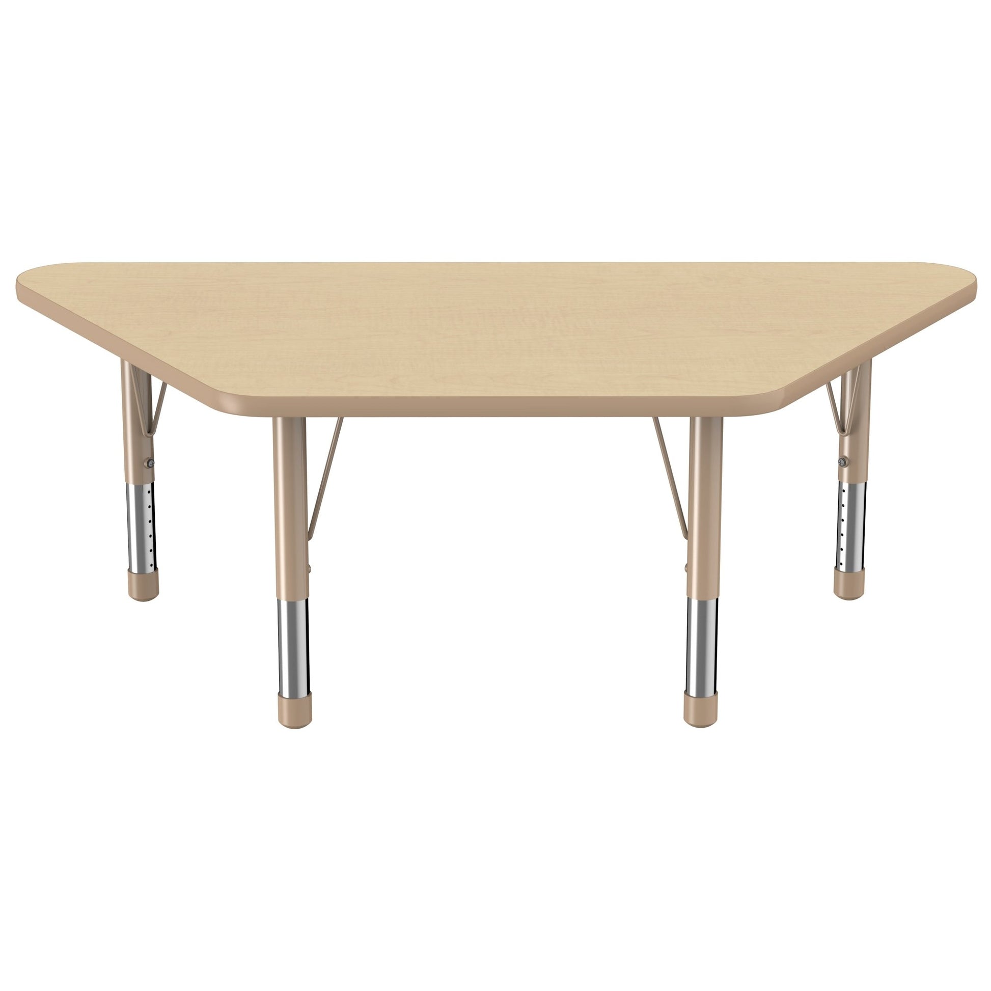 FDP 30" x 60" Trapezoid T - Molding Activity Table with Adjustable Chunky Legs (FDP - 10072 - XX) - SchoolOutlet