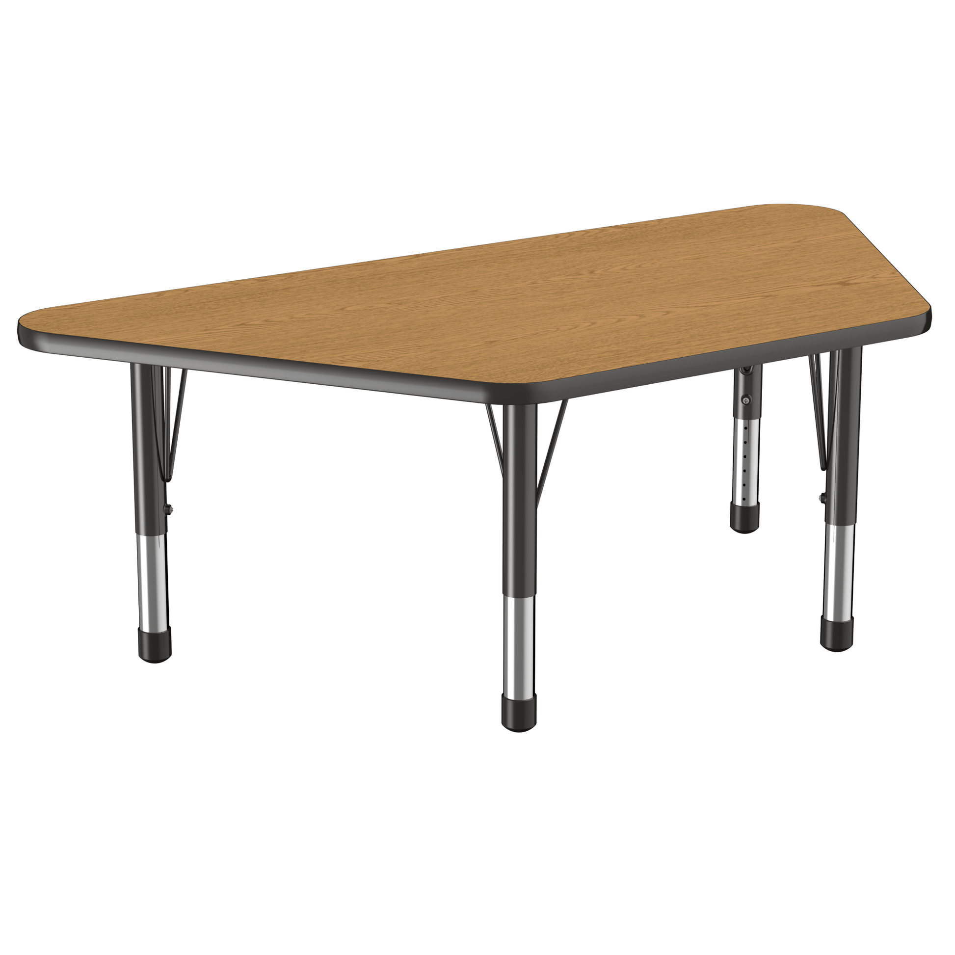 FDP 30" x 60" Trapezoid T - Molding Activity Table with Adjustable Chunky Legs (FDP - 10072 - XX) - SchoolOutlet