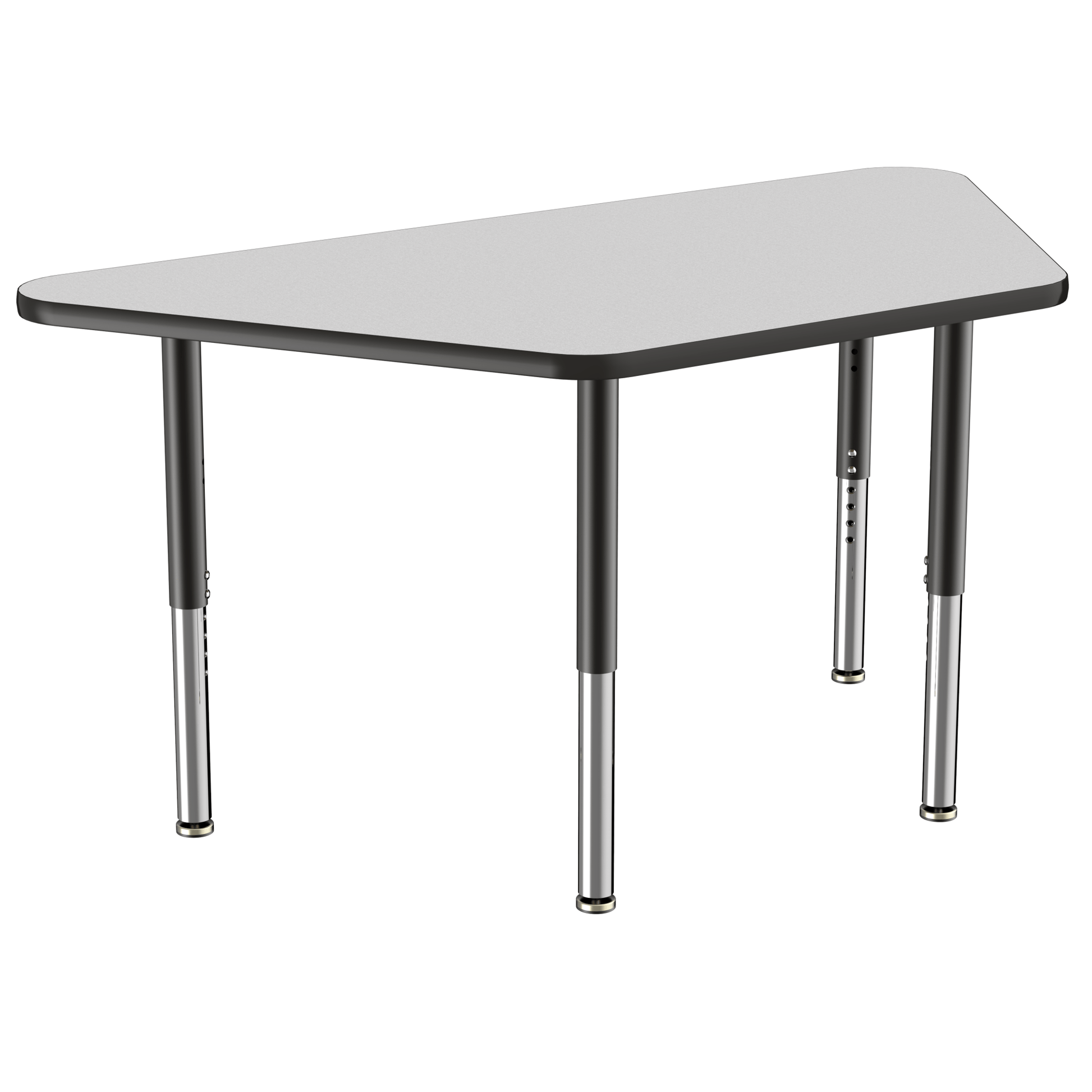 FDP 30" x 60" Trapezoid T - Molding Activity Table with Adjustable Super Legs (FDP - 10073 - XX) - SchoolOutlet