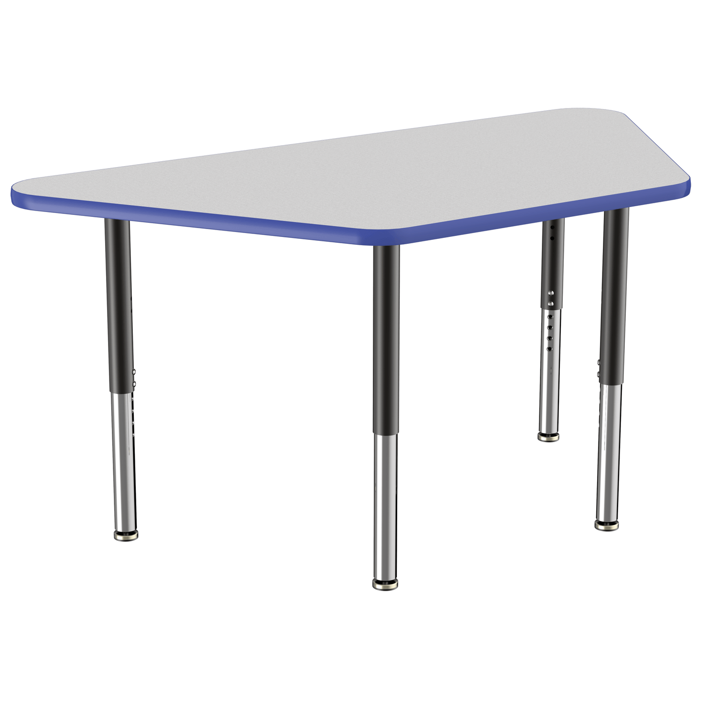 FDP 30" x 60" Trapezoid T - Molding Activity Table with Adjustable Super Legs (FDP - 10073 - XX) - SchoolOutlet