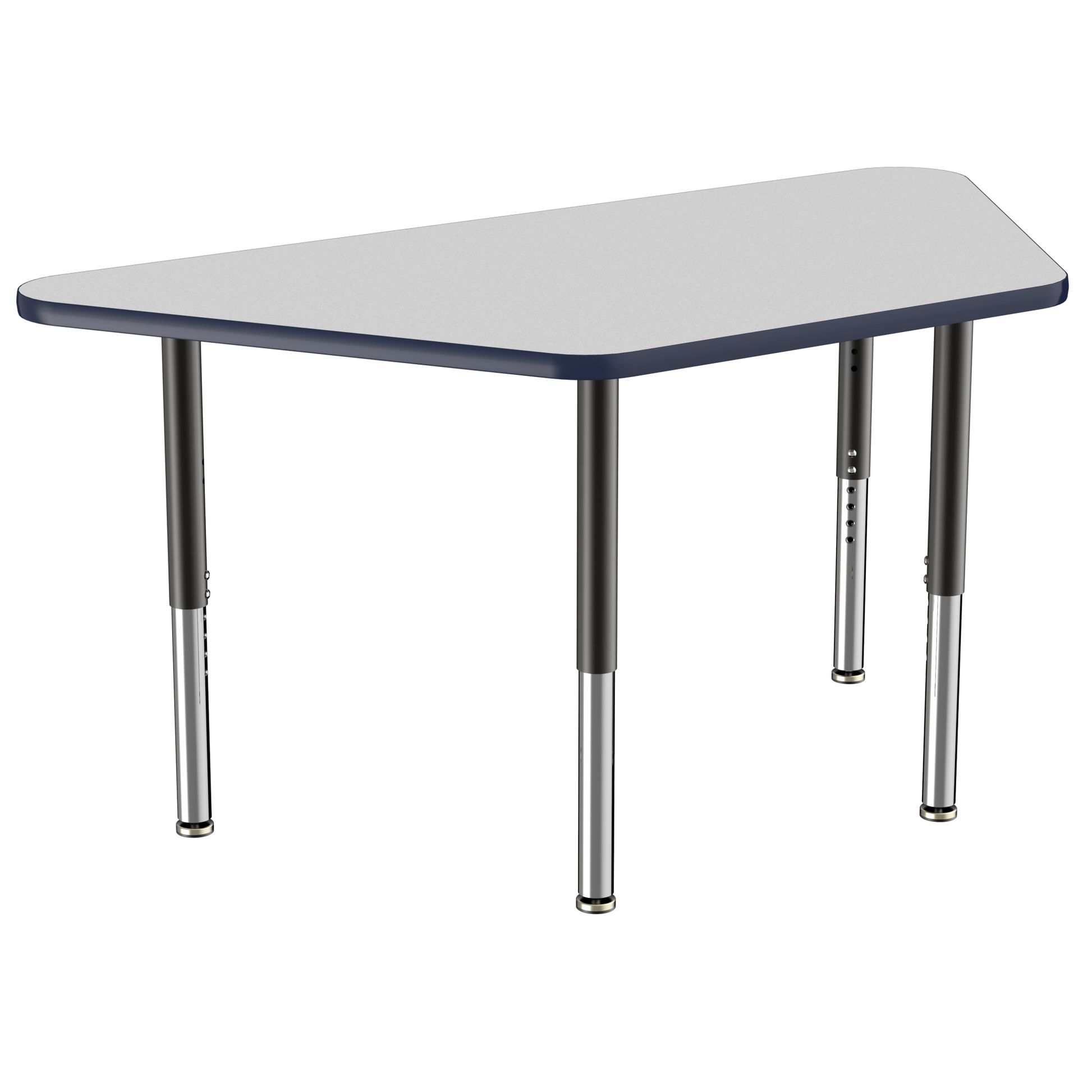 FDP 30" x 60" Trapezoid T - Molding Activity Table with Adjustable Super Legs (FDP - 10073 - XX) - SchoolOutlet