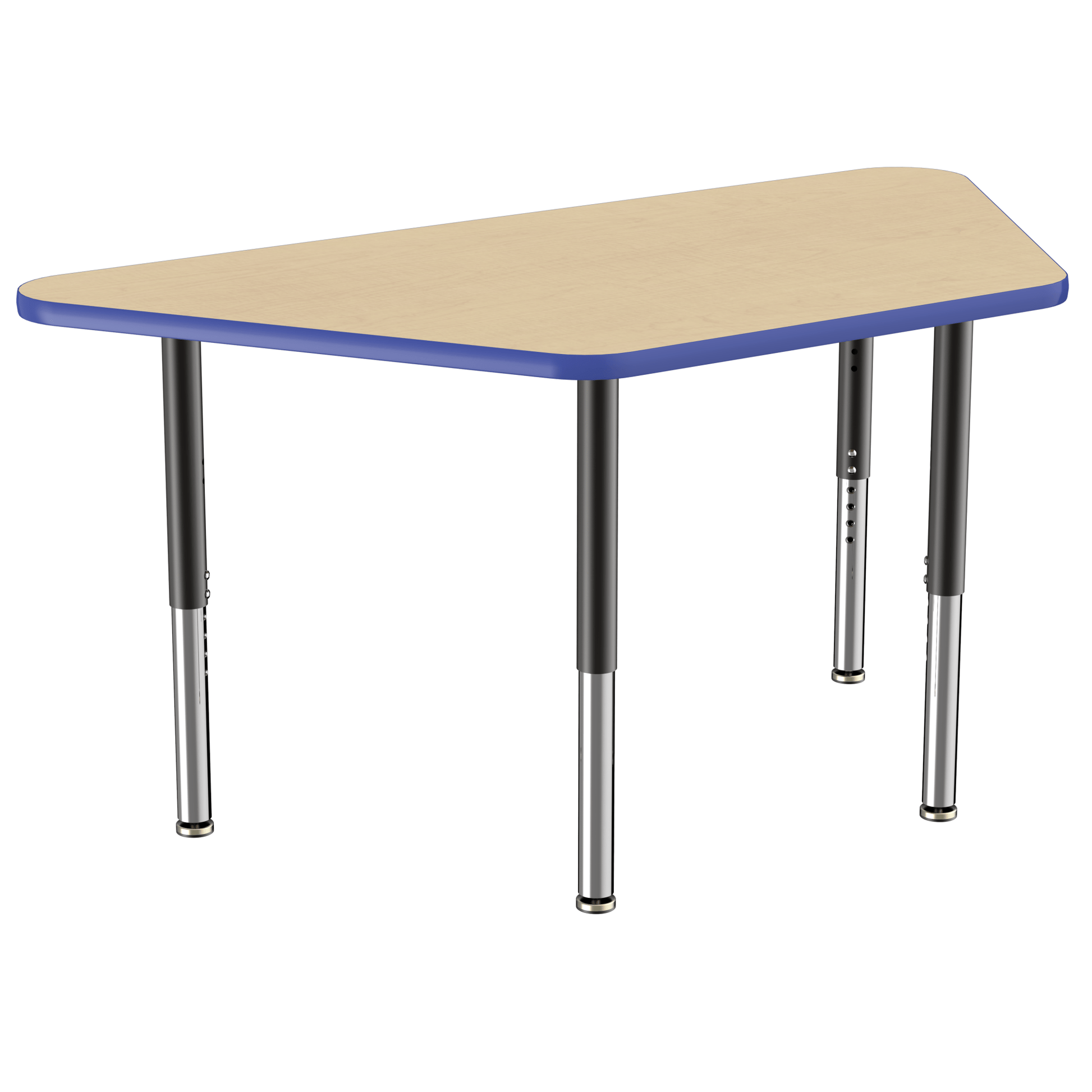FDP 30" x 60" Trapezoid T - Molding Activity Table with Adjustable Super Legs (FDP - 10073 - XX) - SchoolOutlet