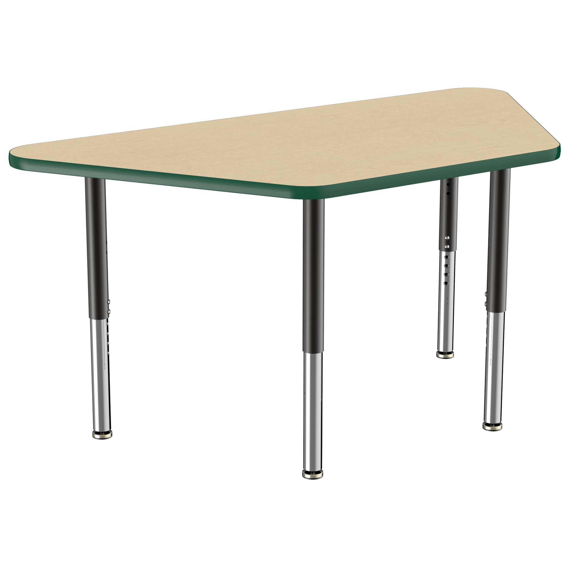 FDP 30" x 60" Trapezoid T - Molding Activity Table with Adjustable Super Legs (FDP - 10073 - XX) - SchoolOutlet