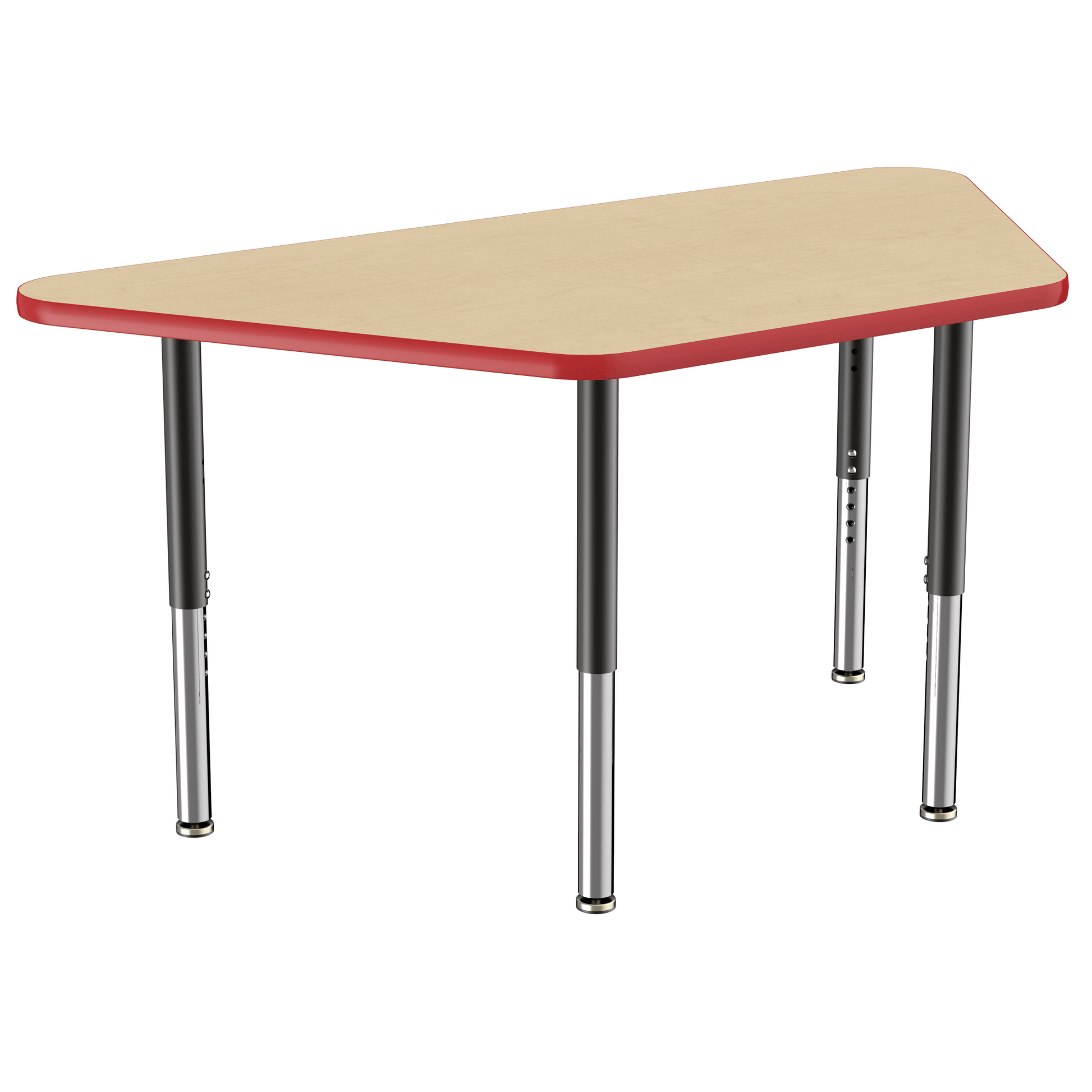 FDP 30" x 60" Trapezoid T - Molding Activity Table with Adjustable Super Legs (FDP - 10073 - XX) - SchoolOutlet