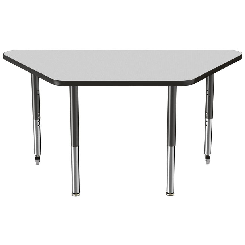 FDP 30" x 60" Trapezoid T - Molding Activity Table with Adjustable Super Legs (FDP - 10073 - XX) - SchoolOutlet