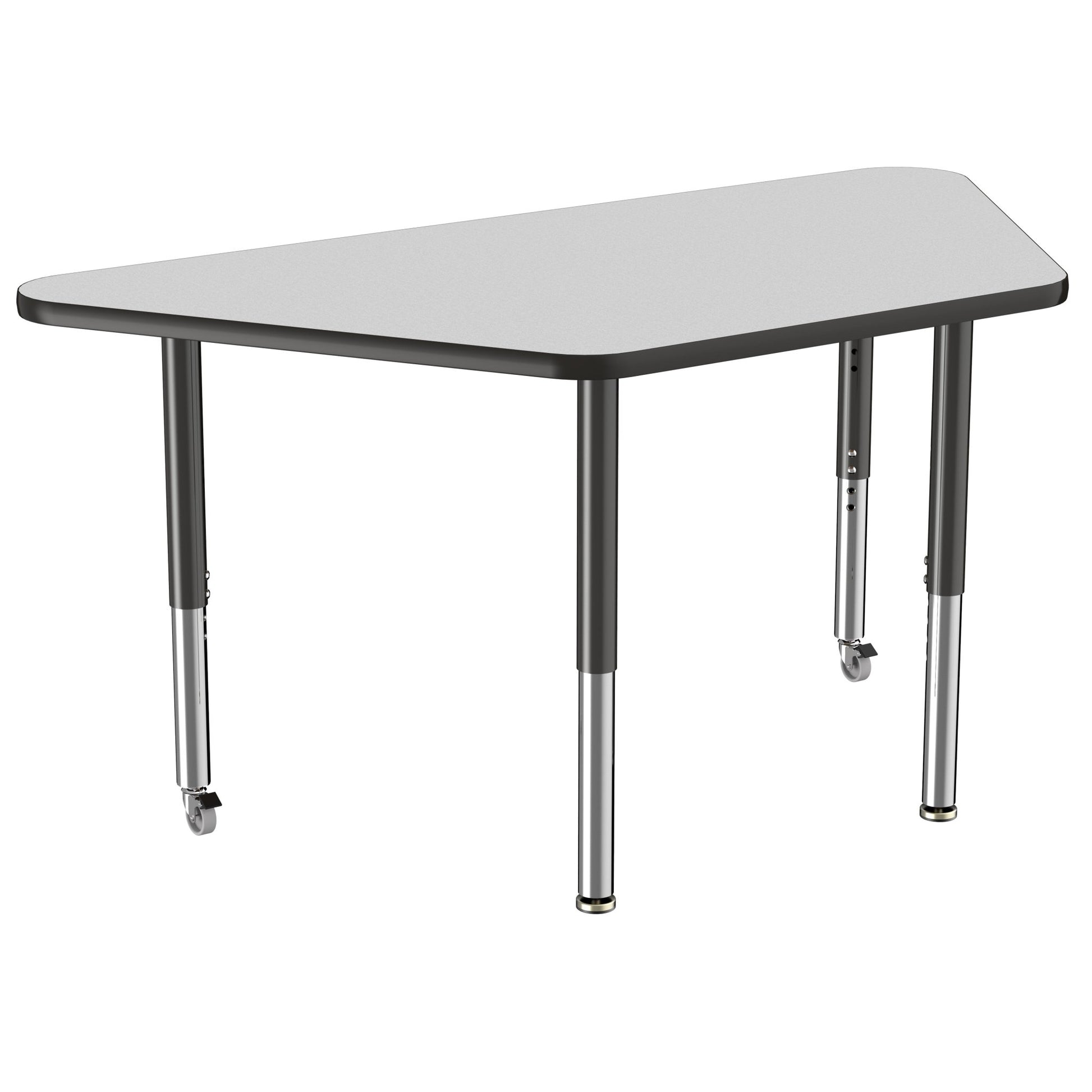 FDP 30" x 60" Trapezoid T - Molding Activity Table with Adjustable Super Legs (FDP - 10073 - XX) - SchoolOutlet