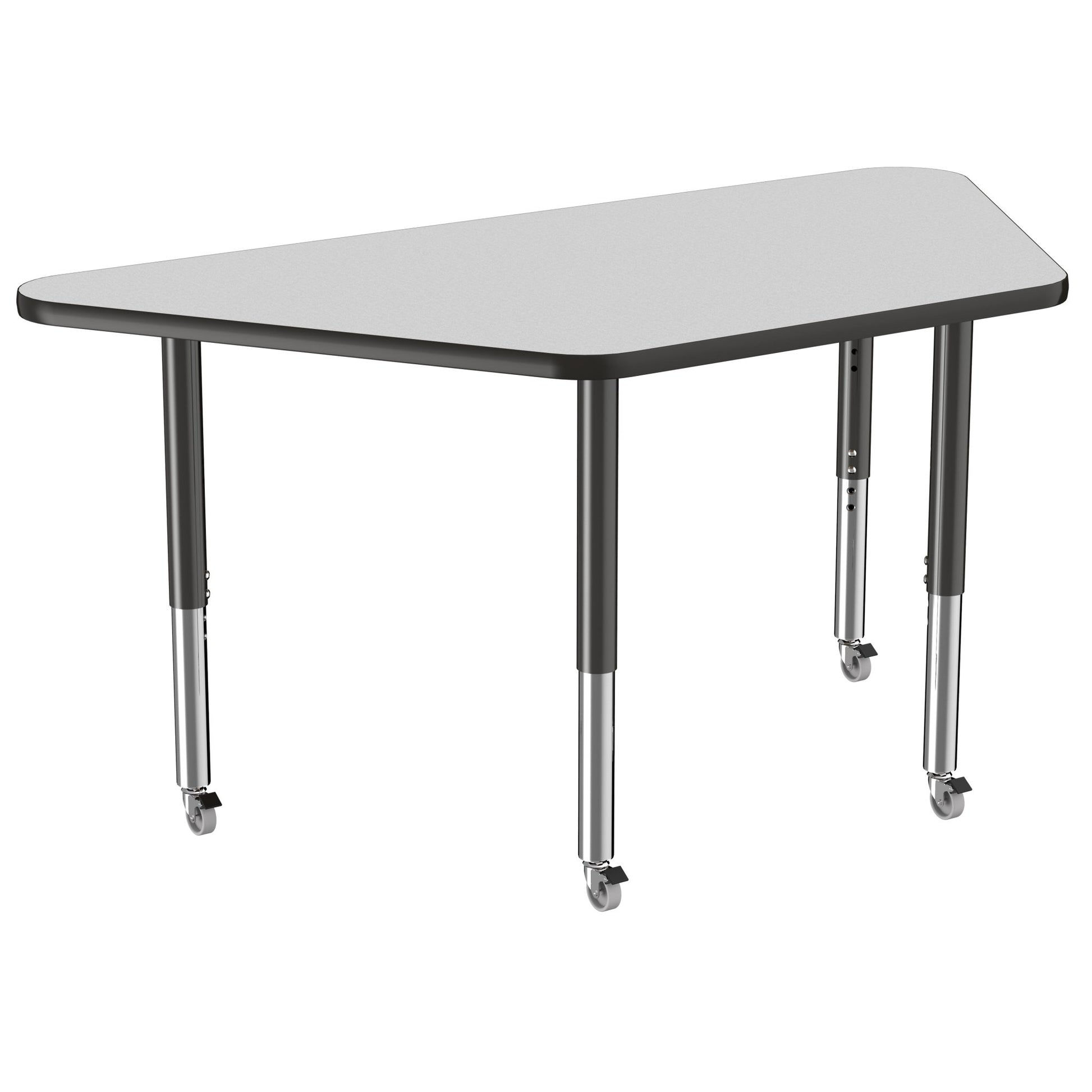FDP 30" x 60" Trapezoid T - Molding Activity Table with Adjustable Super Legs (FDP - 10073 - XX) - SchoolOutlet