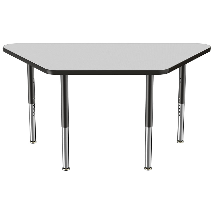FDP 30" x 60" Trapezoid T - Molding Activity Table with Adjustable Super Legs (FDP - 10073 - XX) - SchoolOutlet