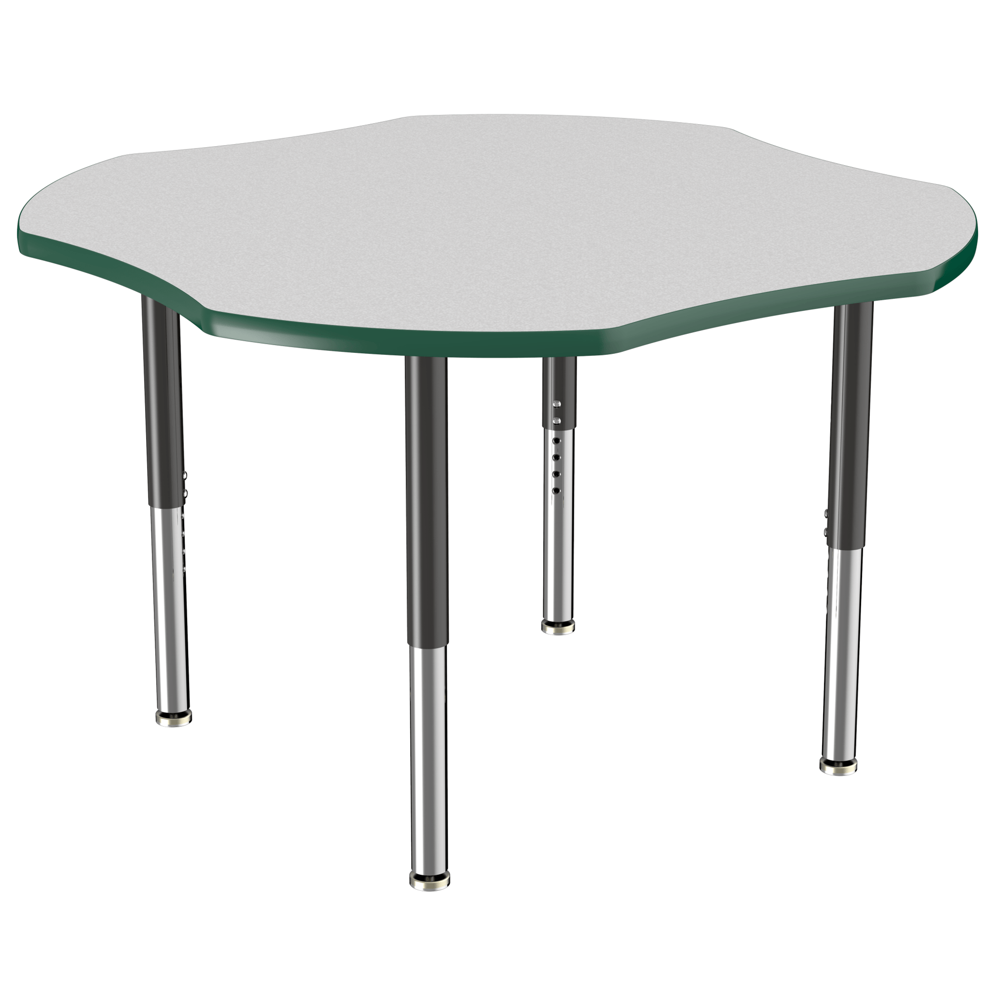 FDP 48" x 48" Clover T - Molding Activity Table with Adjustable Super Legs (FDP - 10084 - XX) - SchoolOutlet