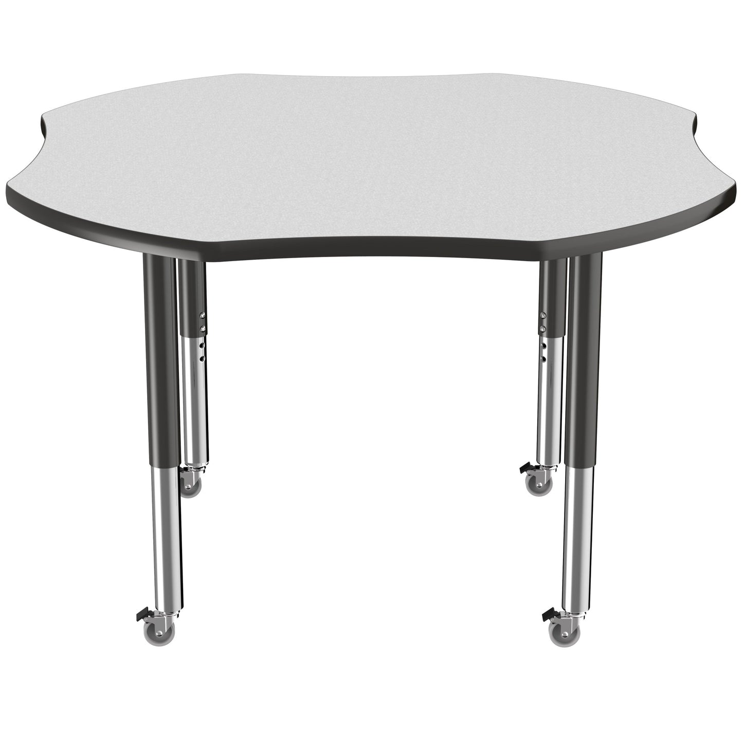 FDP 48" x 48" Clover T - Molding Activity Table with Adjustable Super Legs (FDP - 10084 - XX) - SchoolOutlet