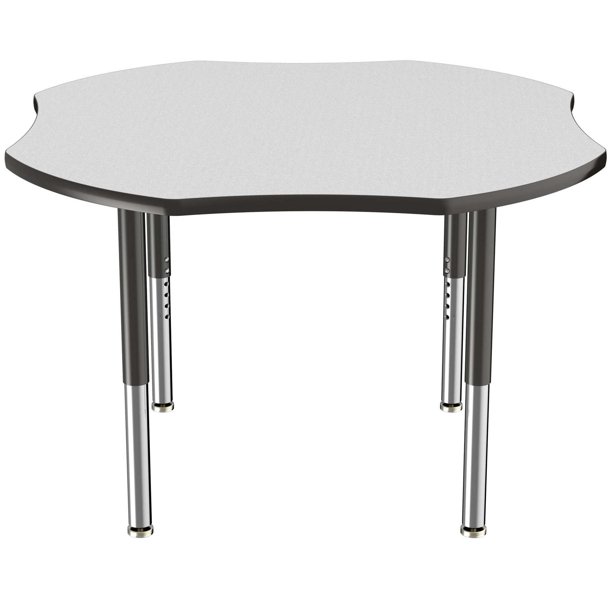FDP 48" x 48" Clover T - Molding Activity Table with Adjustable Super Legs (FDP - 10084 - XX) - SchoolOutlet