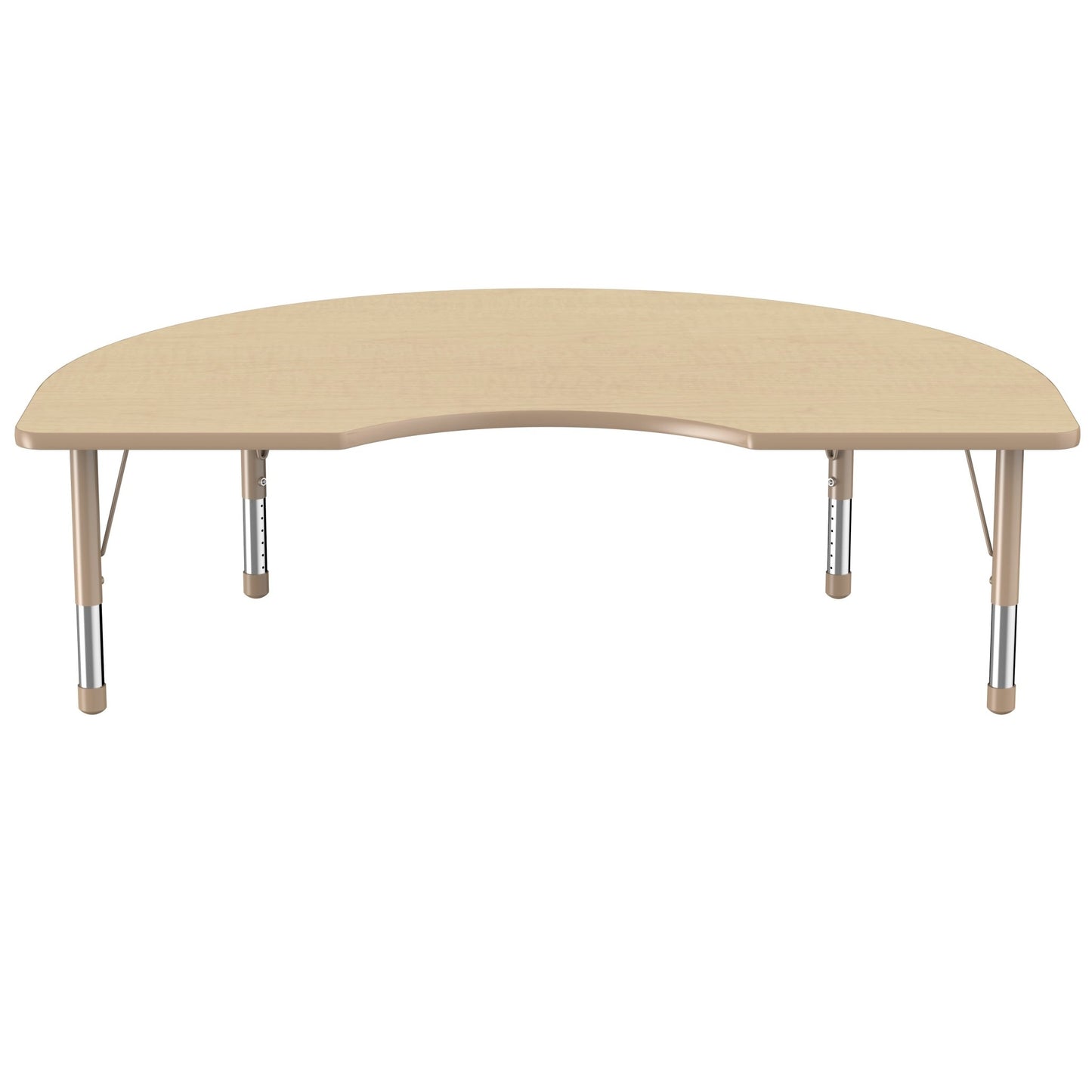 FDP 48" x 72" Kidney T - Molding Activity Table with Adjustable Chunky Legs (FDP - 10087 - XX) - SchoolOutlet