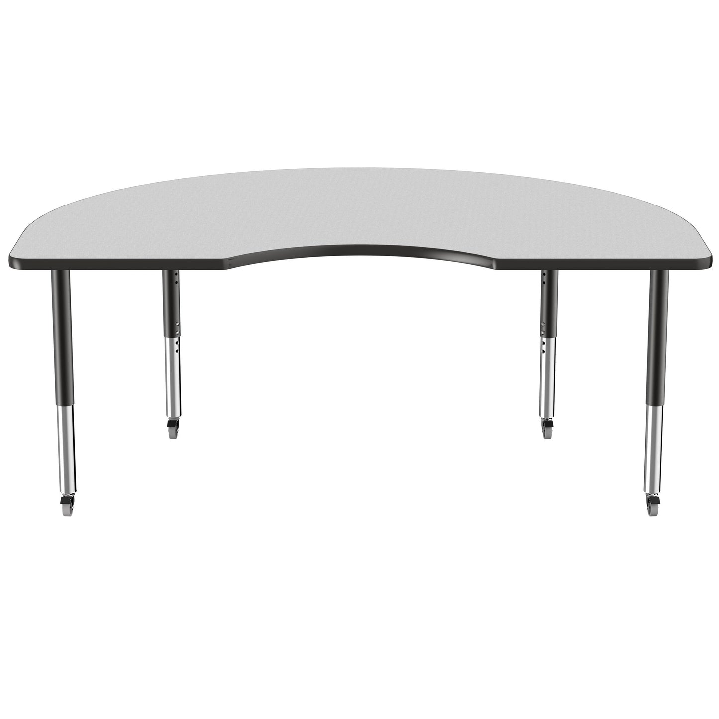 FDP 48" x 72" Kidney T - Molding Activity Table with Adjustable Super Legs (FDP - 10088 - XX) - SchoolOutlet