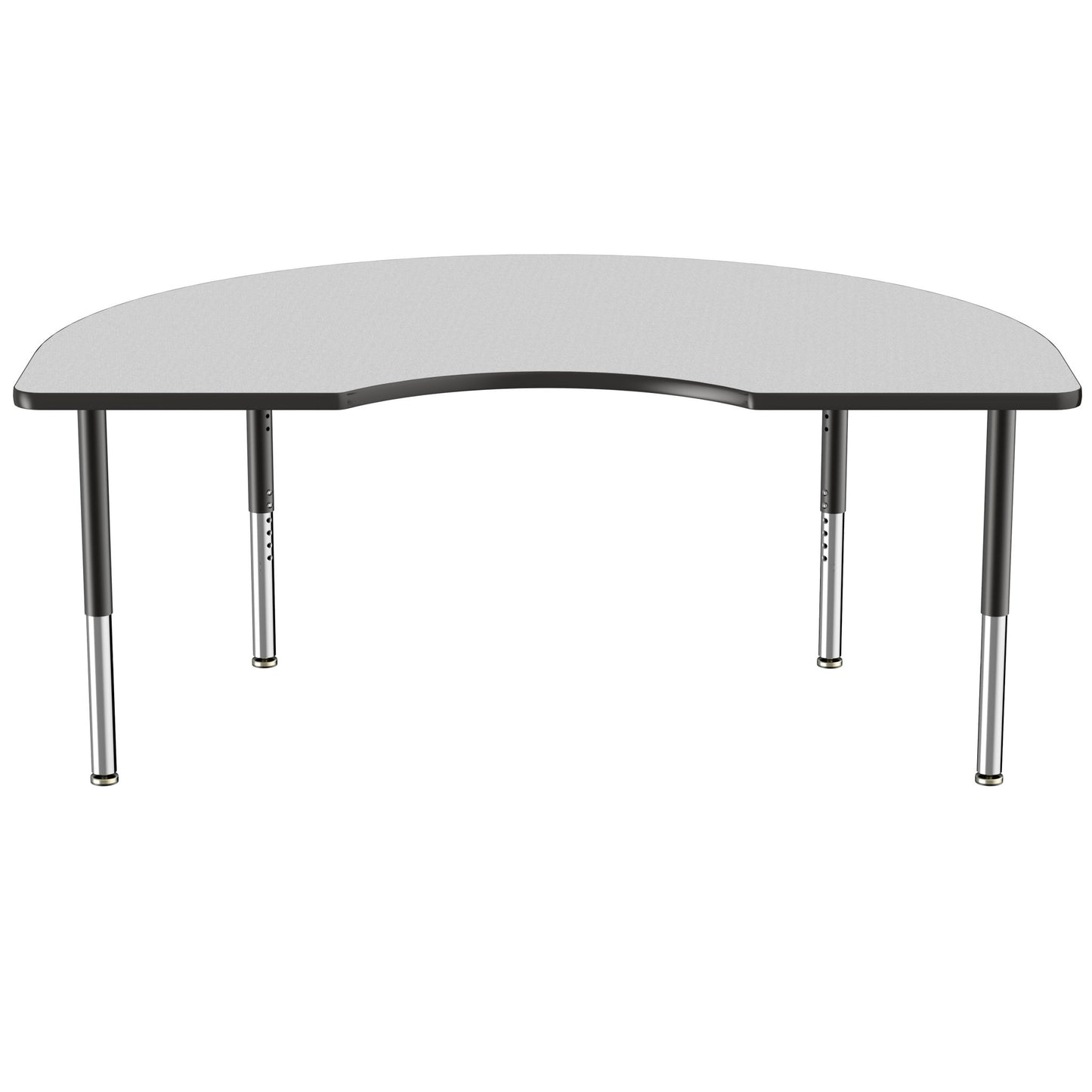 FDP 48" x 72" Kidney T - Molding Activity Table with Adjustable Super Legs (FDP - 10088 - XX) - SchoolOutlet