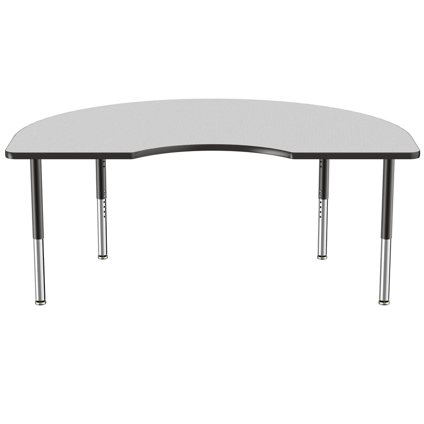 FDP 48" x 72" Kidney T - Molding Activity Table with Adjustable Super Legs (FDP - 10088 - XX) - SchoolOutlet