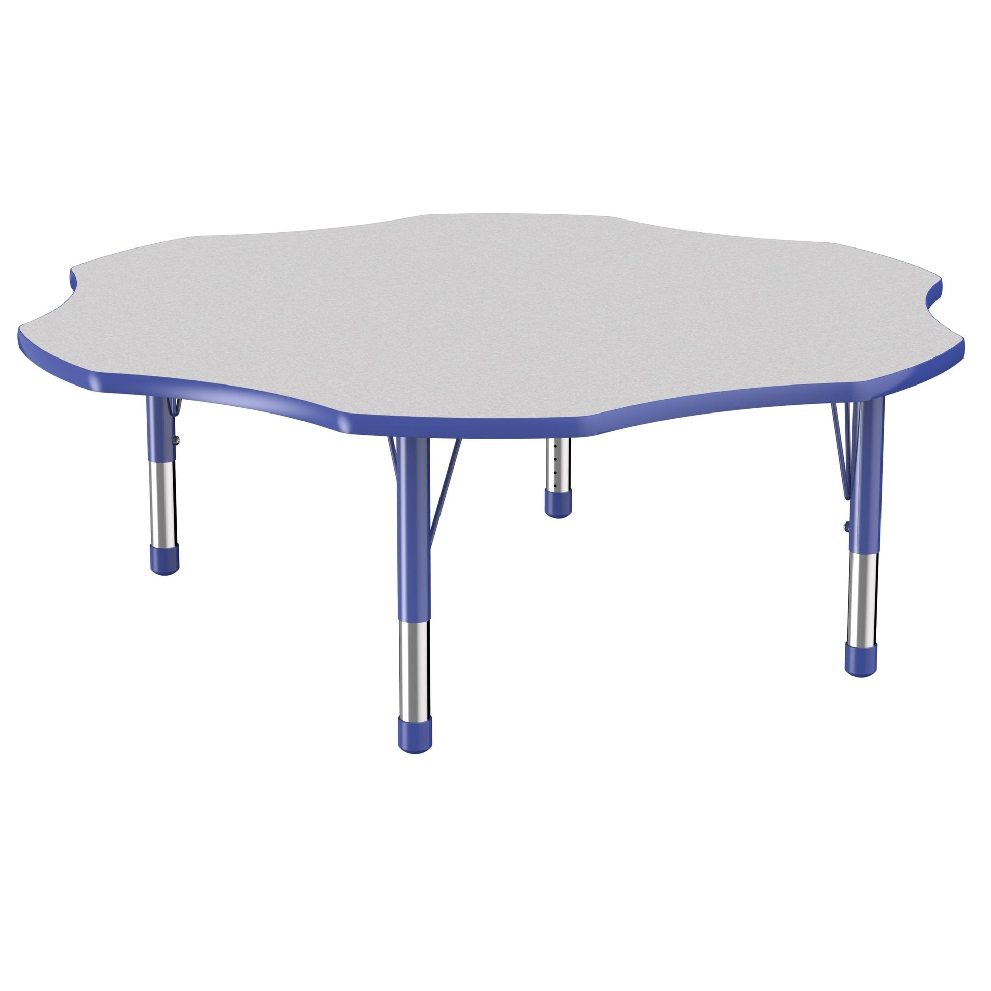 FDP 60" x 60" Flower T - Molding Activity Table with Adjustable Chunky Legs (FDP - 10091 - XX) - SchoolOutlet