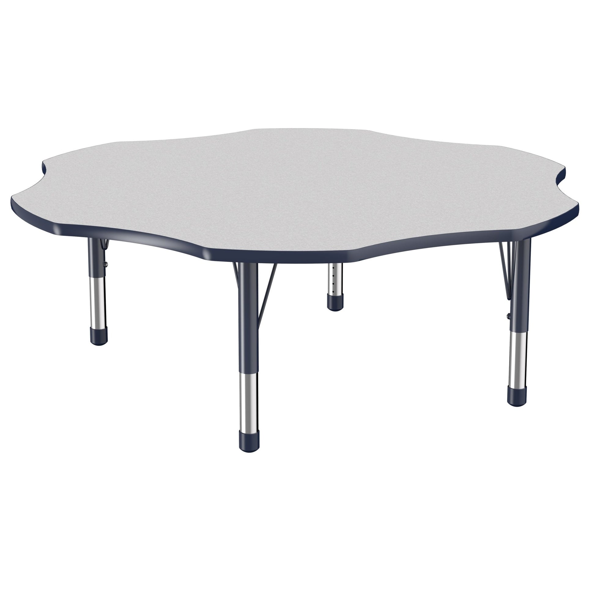 FDP 60" x 60" Flower T - Molding Activity Table with Adjustable Chunky Legs (FDP - 10091 - XX) - SchoolOutlet