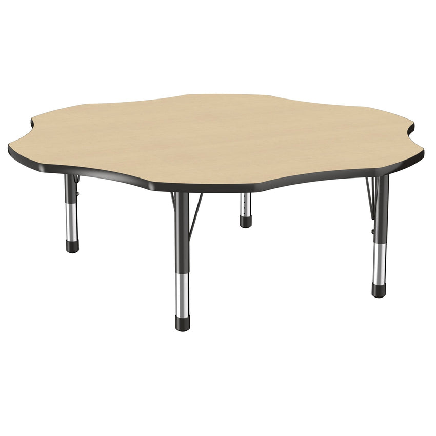 FDP 60" x 60" Flower T - Molding Activity Table with Adjustable Chunky Legs (FDP - 10091 - XX) - SchoolOutlet