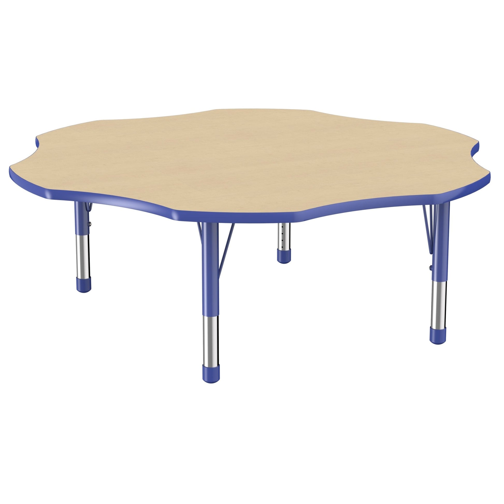FDP 60" x 60" Flower T - Molding Activity Table with Adjustable Chunky Legs (FDP - 10091 - XX) - SchoolOutlet