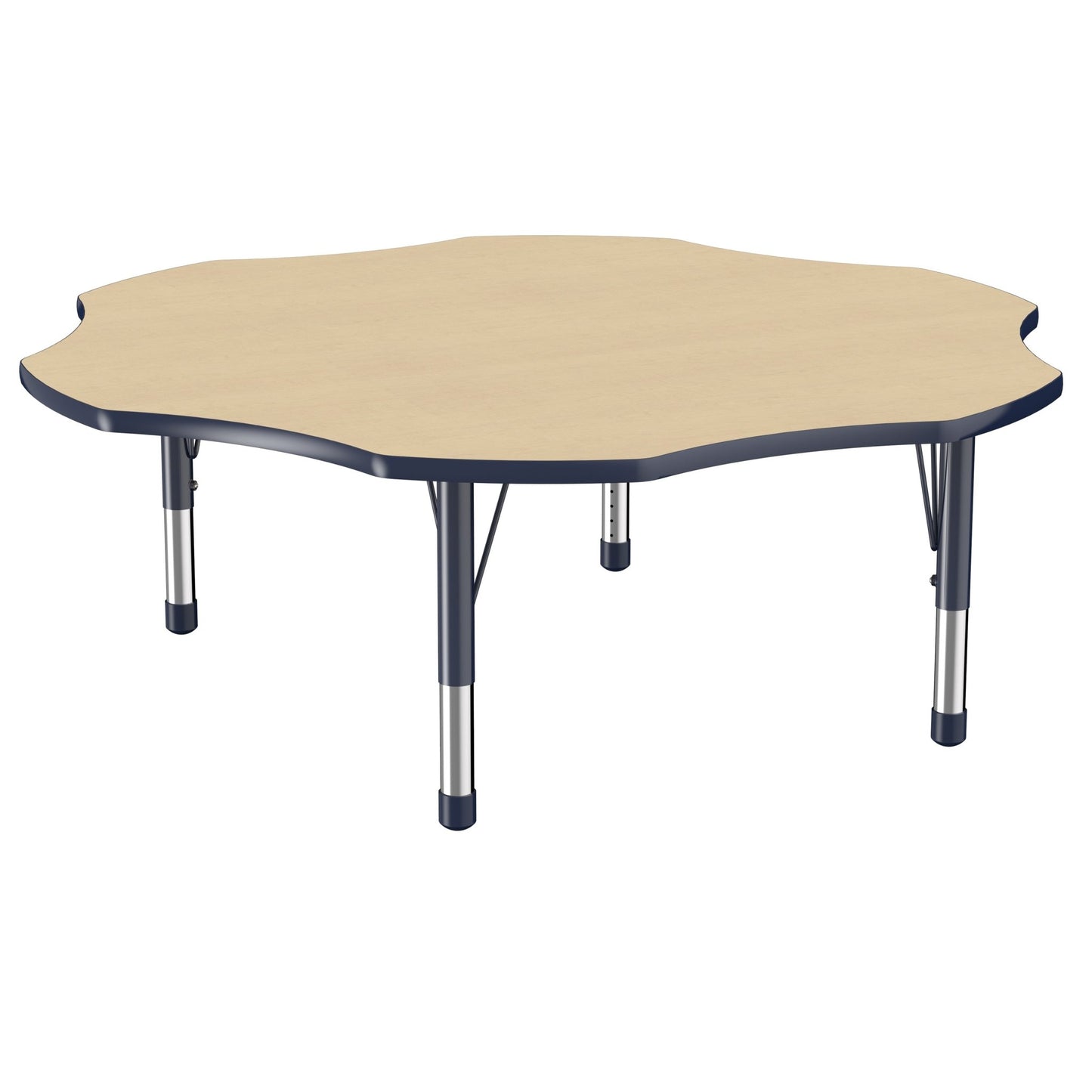 FDP 60" x 60" Flower T - Molding Activity Table with Adjustable Chunky Legs (FDP - 10091 - XX) - SchoolOutlet