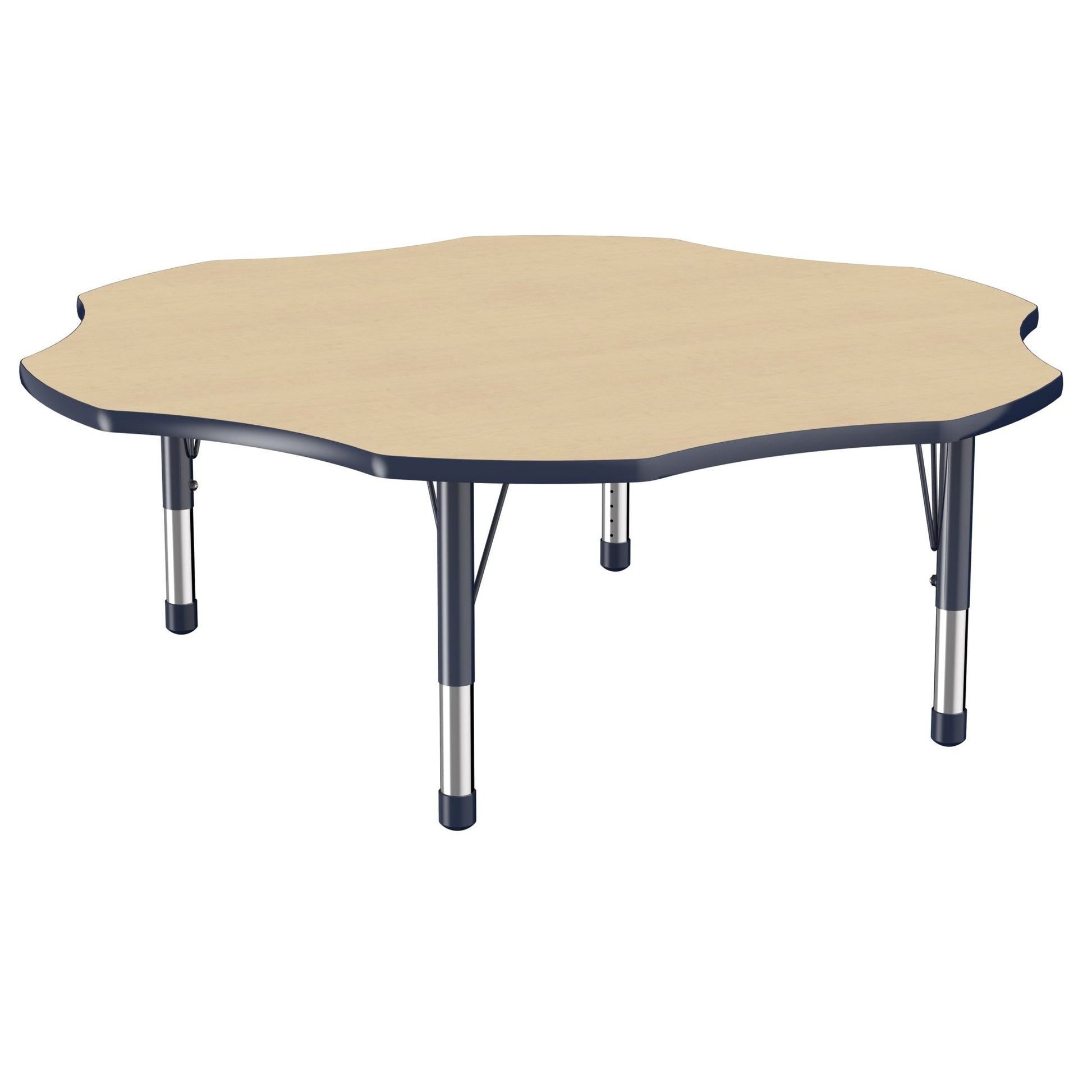 FDP 60" x 60" Flower T - Molding Activity Table with Adjustable Chunky Legs (FDP - 10091 - XX) - SchoolOutlet