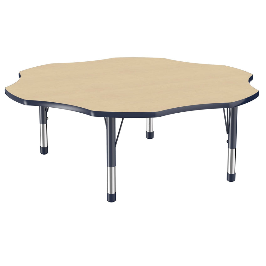 FDP 60" x 60" Flower T - Molding Activity Table with Adjustable Chunky Legs (FDP - 10091 - XX) - SchoolOutlet