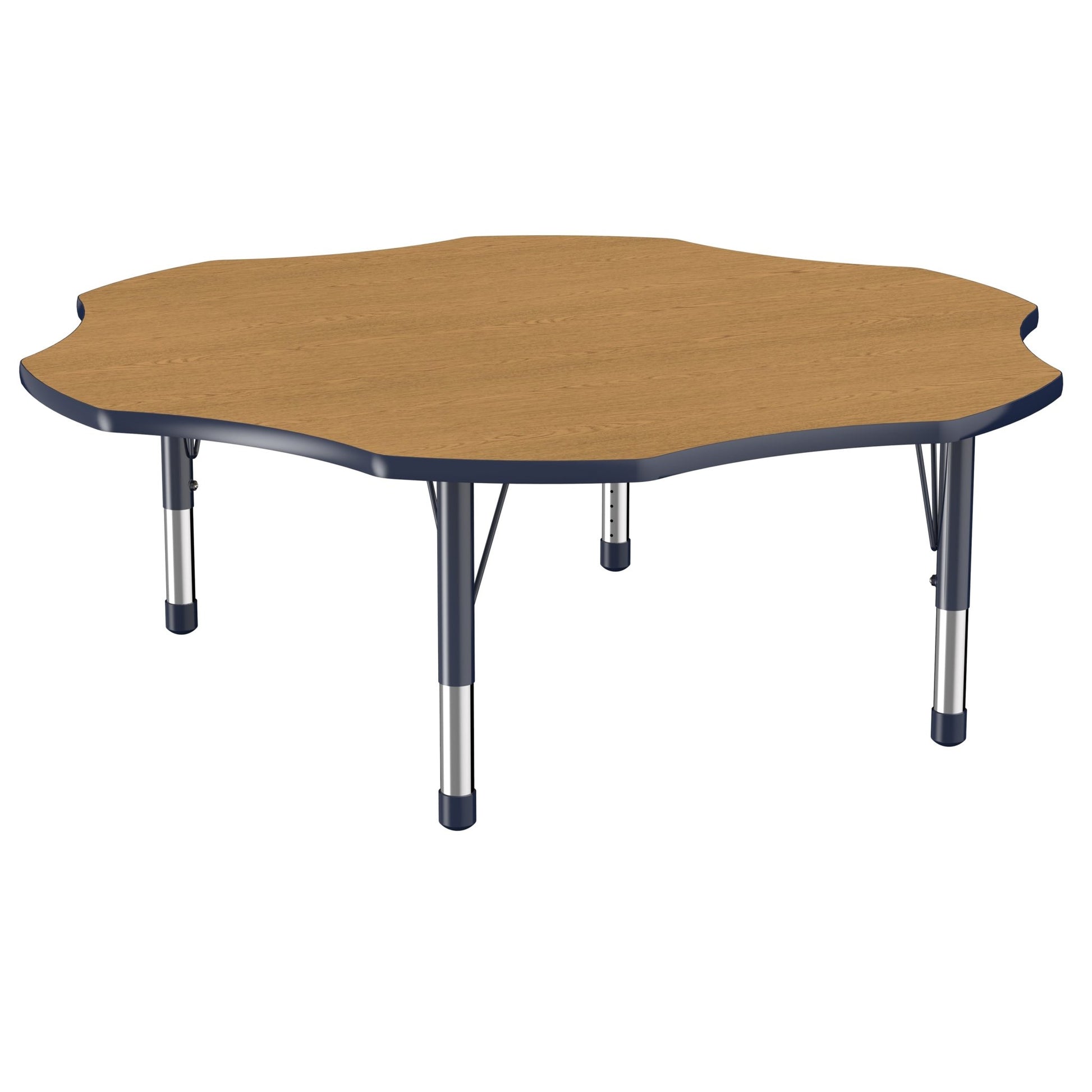 FDP 60" x 60" Flower T - Molding Activity Table with Adjustable Chunky Legs (FDP - 10091 - XX) - SchoolOutlet